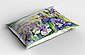 Abakuhaus Kissenbezug »Dekorativer Standard King Size Gedruckter Kissenbezug,«, Blumen Nahaufnahme des violetten Blüten, Bild 2
