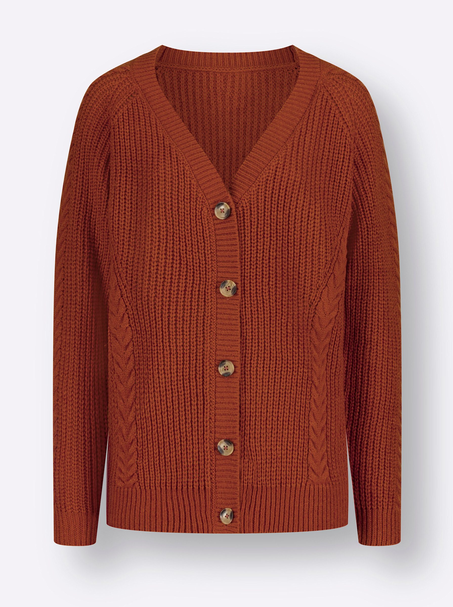 Sieh an! Strickjacke Strickjacke Langarm