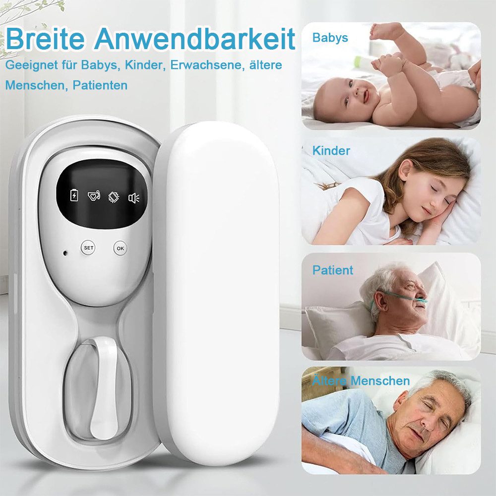 TUWENA Kabelloser Bettnässer-Alarm für Jungen und Mädchen USB-C-Aufladung Alarmanlage