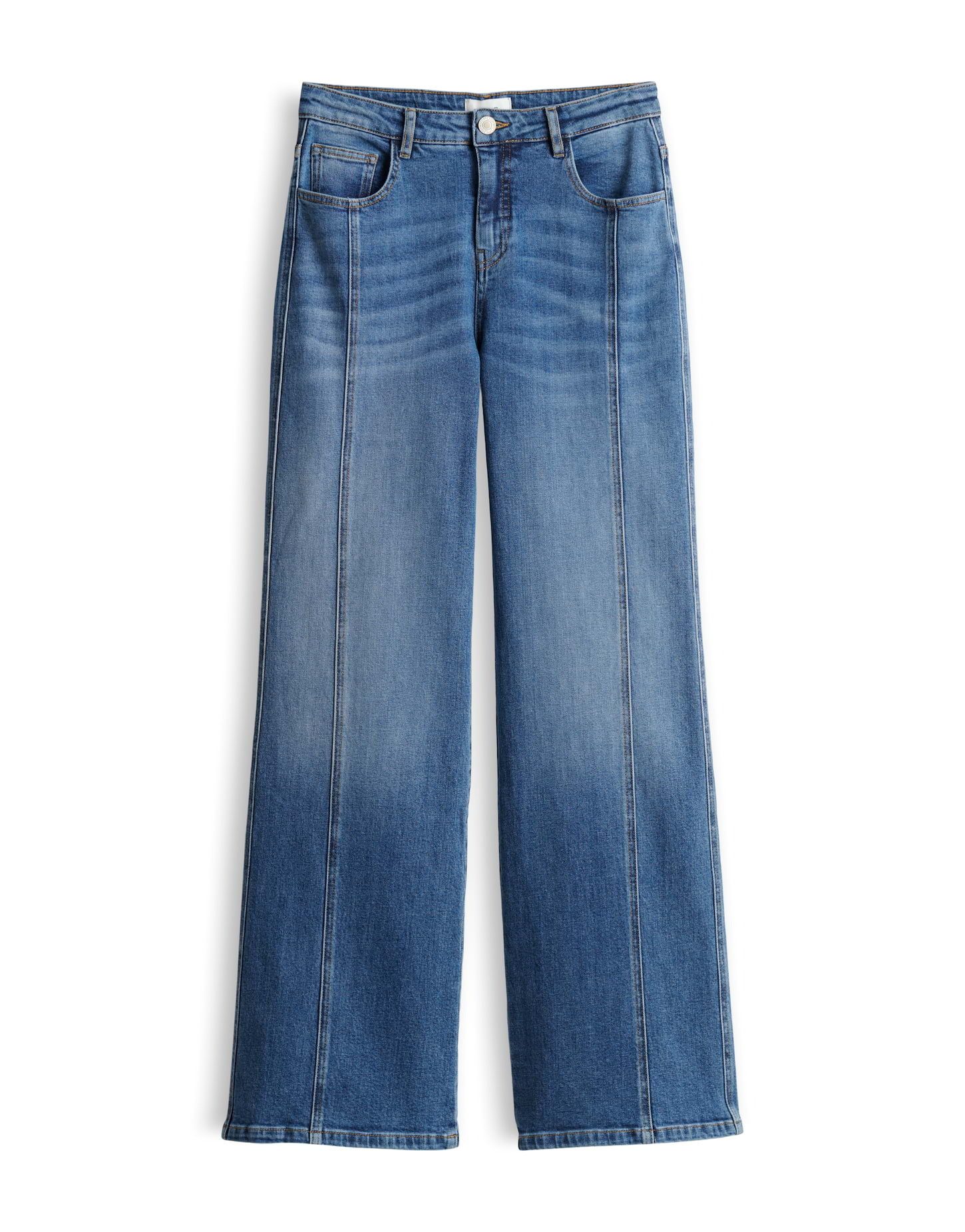 OPUS Bootcut-Jeans MIVA STRONG Flared Jeans aus BCI Cotton Mid Rise 5-Pocket-Design