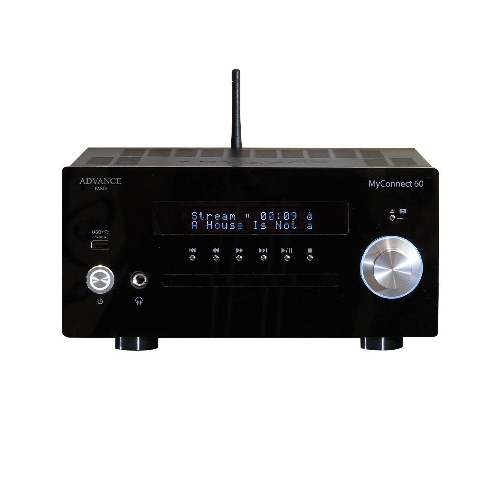 Advance Paris My Connect 60 Netwerk-Receiver schwarz Vollverstärker