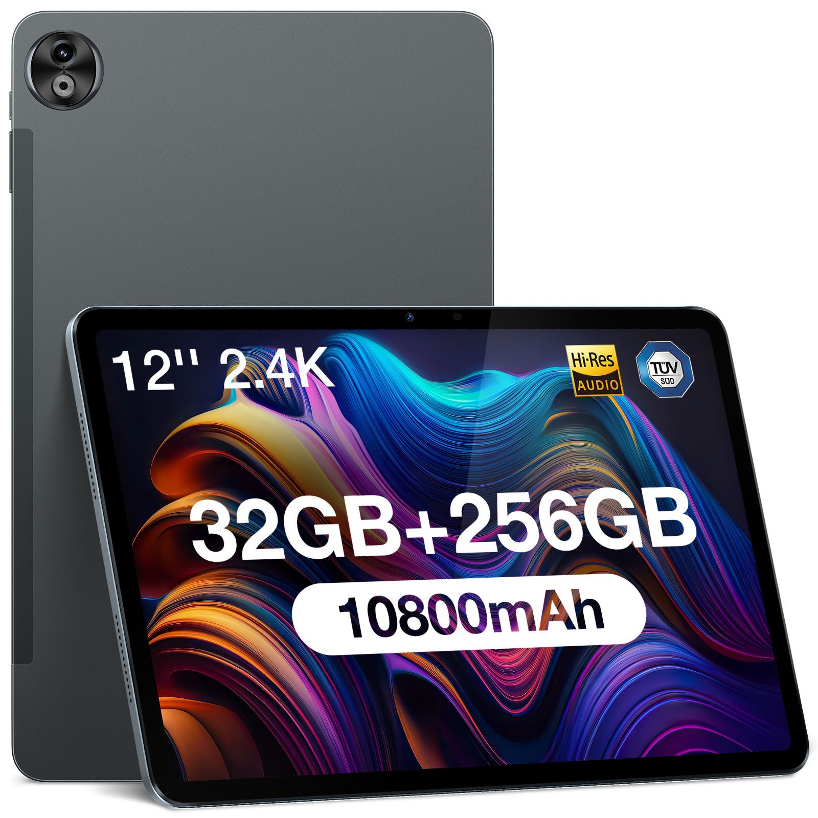 DOOGEE T20ULTRA 12 Zoll Android Gaming Tablet 12GB RAM 256GB ROM(2TB TF) Tablet (12", 256 GB, Android 13, 4G, 2.4K Display, 16MP+8MP Dual SIM, 4G LTE /5G WiFi/GMS/GPS/Widevine L1)