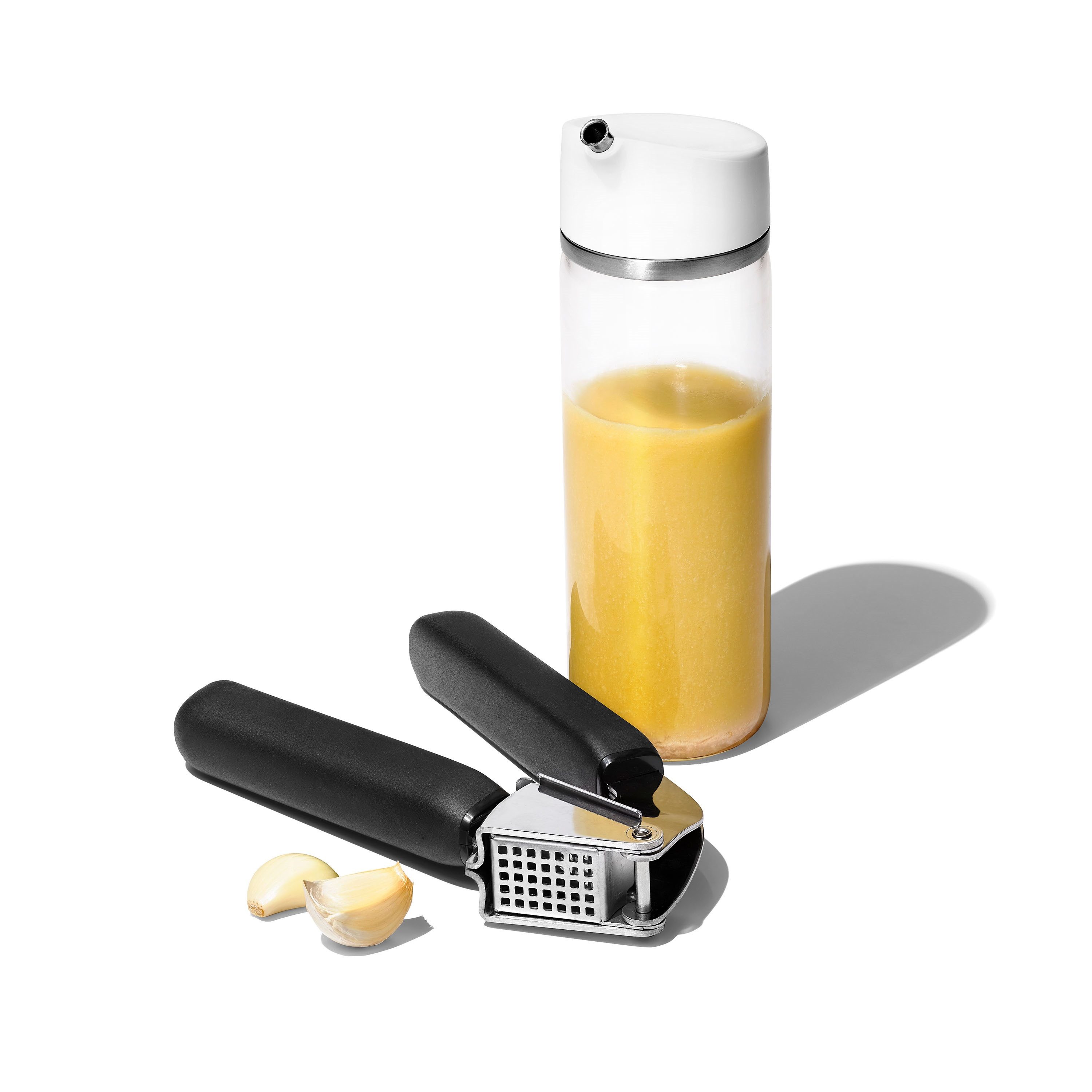 OXO Good Grips Knoblauchpresse OXO Good Grips Presse für Knoblauch (1 St), Edelstahl, Spülmaschinenfest