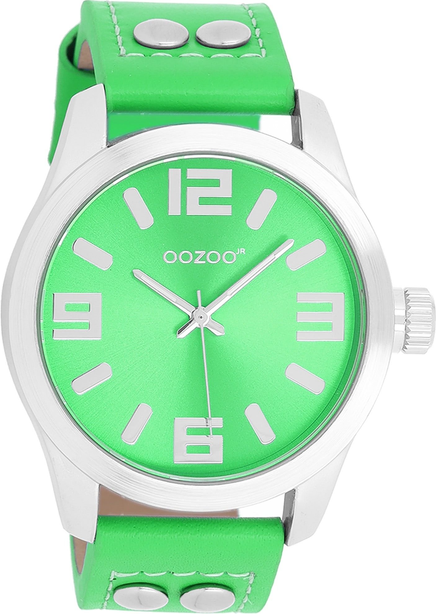 OOZOO Quarzuhr Oozoo Damen Armbanduhr JR Analog Metall, (Analoguhr), Damenuhr rund, groß (ca. 40mm) Metallarmband, Casual-Style