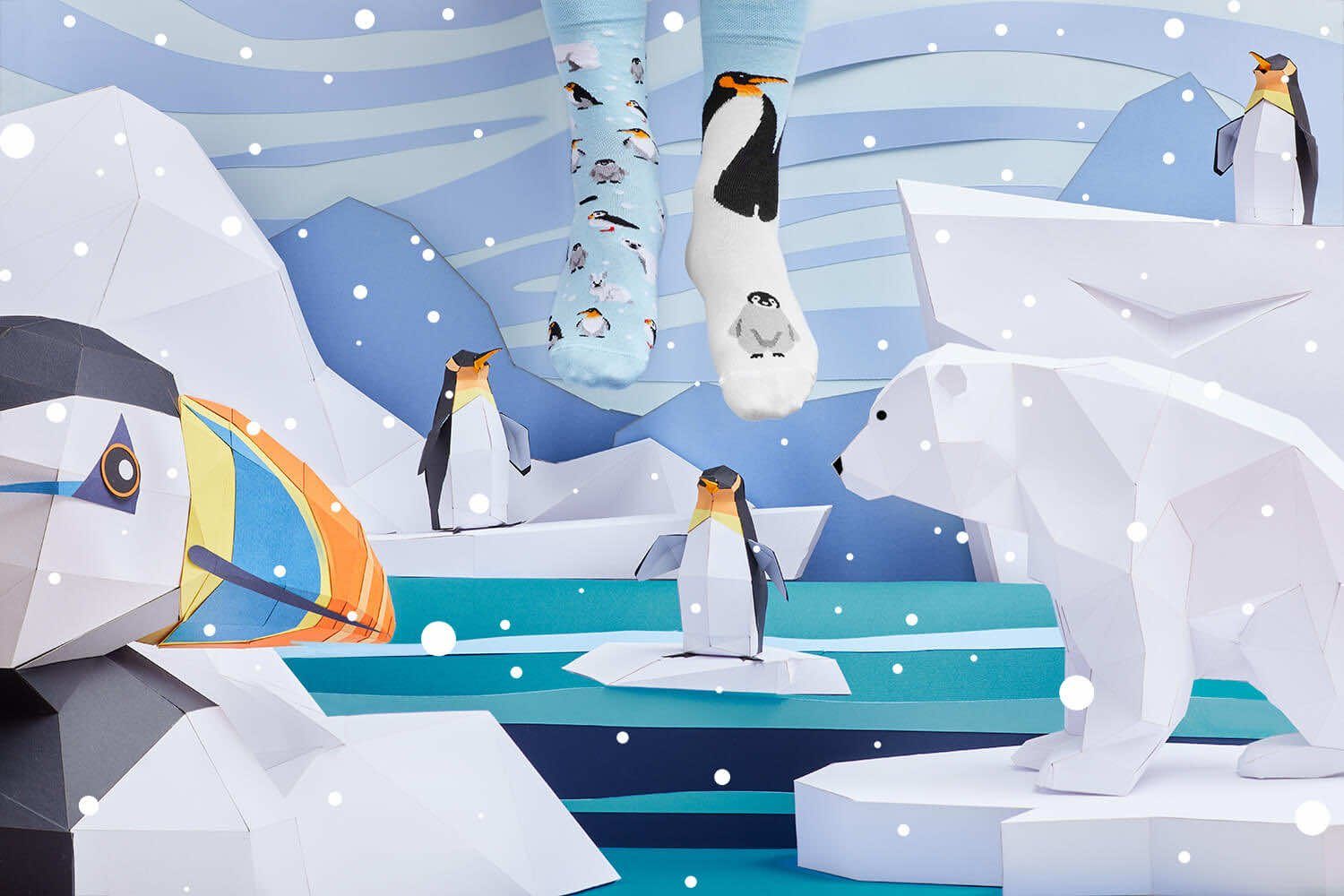 Many Mornings Freizeitsocken Many Mornings Frosty Friends (1 Paar, 1-Paar, günstig online kaufen