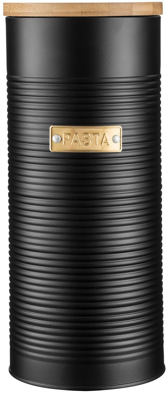 Typhoon Vorratsdose OTTO, Bambus, Stahl, (1-tlg), für die stilvolle Aufbewahrung von Spaghetti und Pasta, 2 Liter