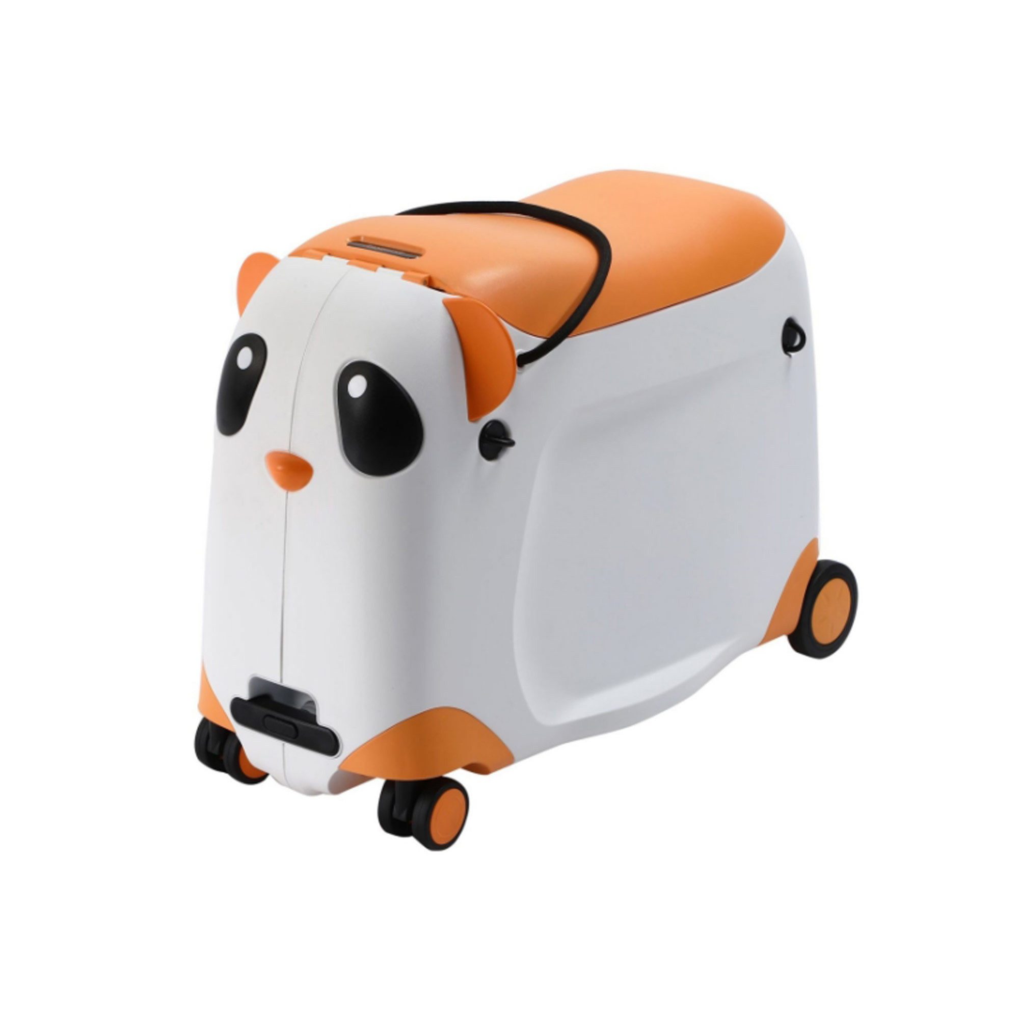 Kinderkoffer Panda Adventure Weiß-Orange