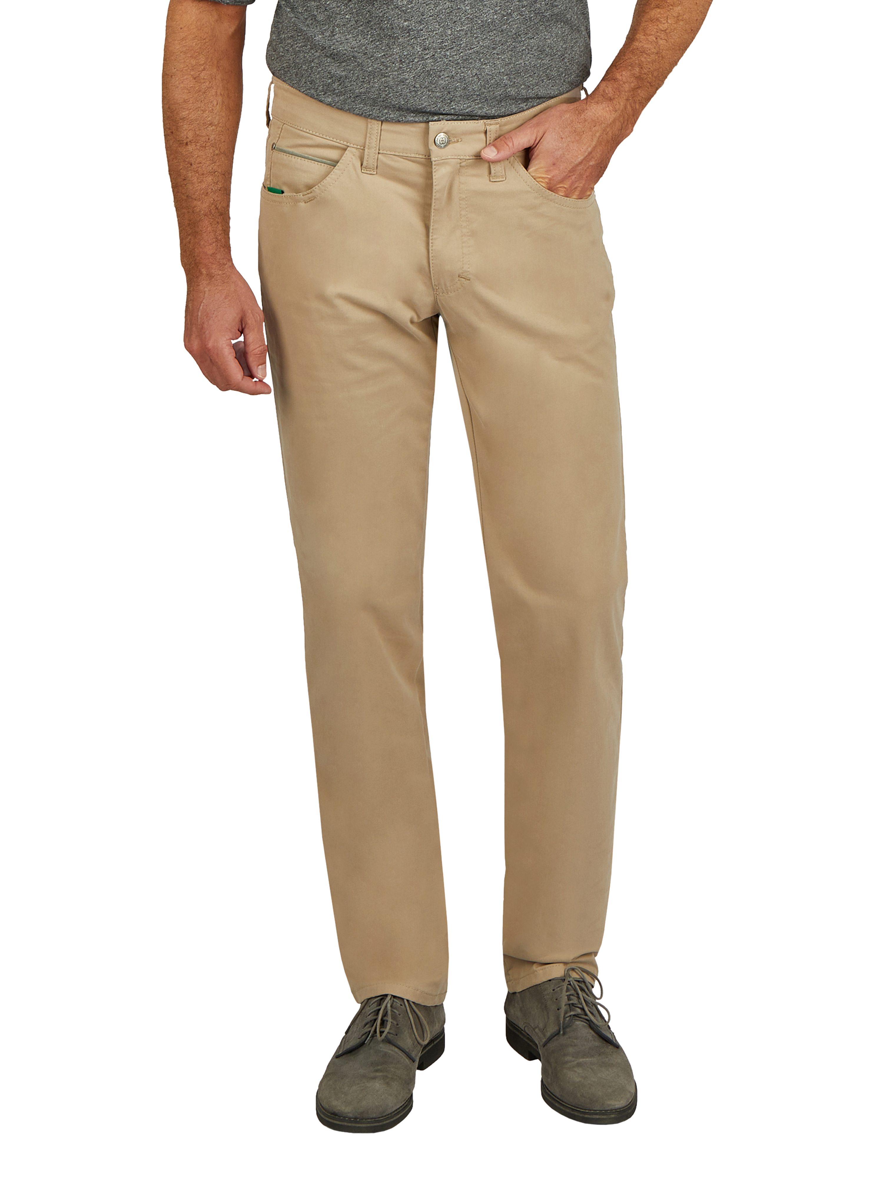 5-Pocket-Hose 5-Pocket Baumwolle HENRY 7323 - beige - Herrenhose - 32/32