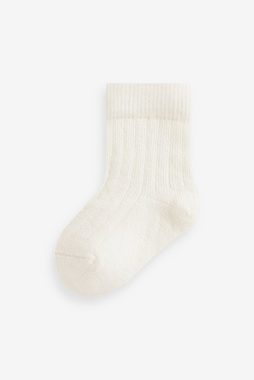 Next Kurzsocken Gerippte Babysöckchen im 7er-Pack (7-Paar)