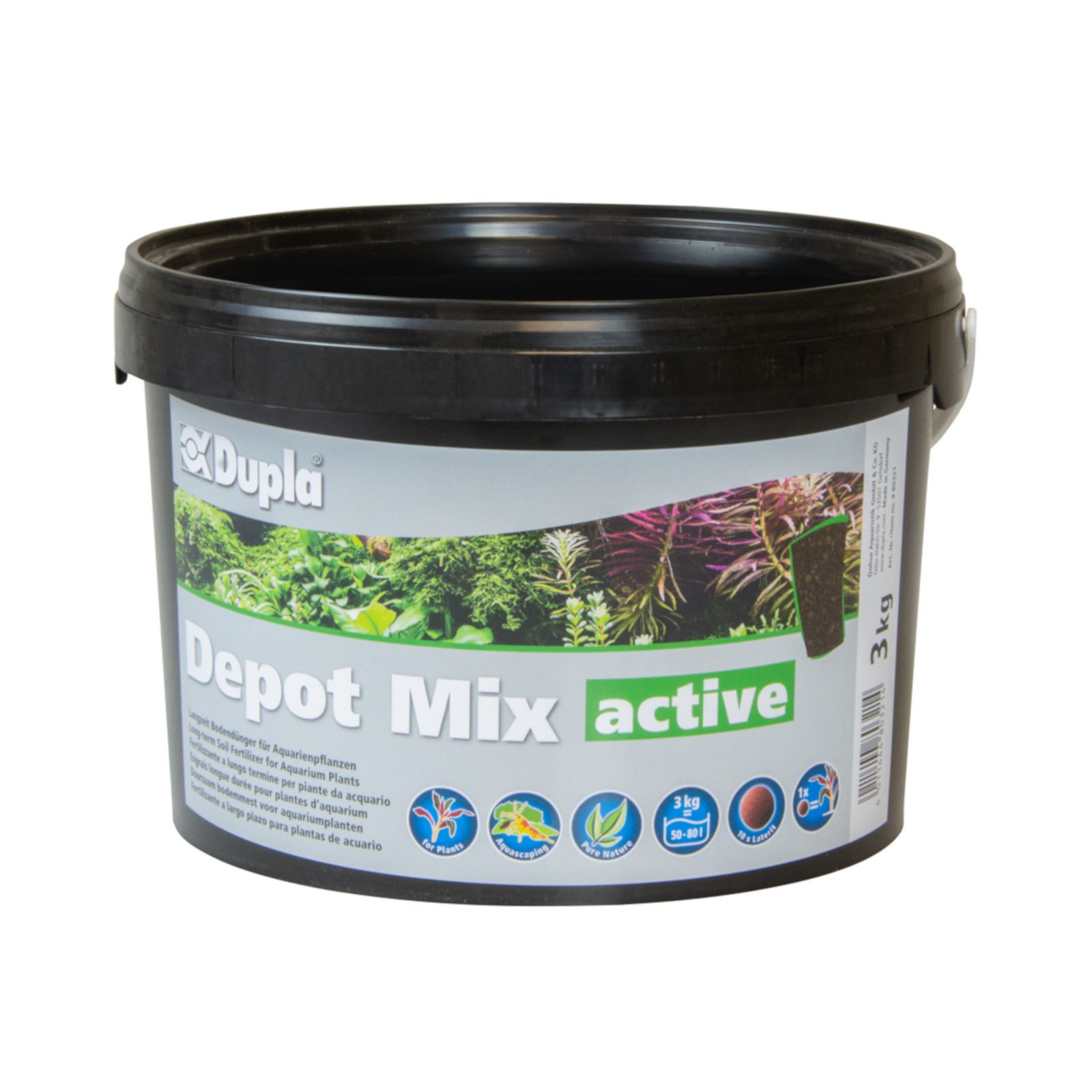 Dupla Aquarien-Substrat Depot Mix active, Langzeit-Bodendünger, 3 kg