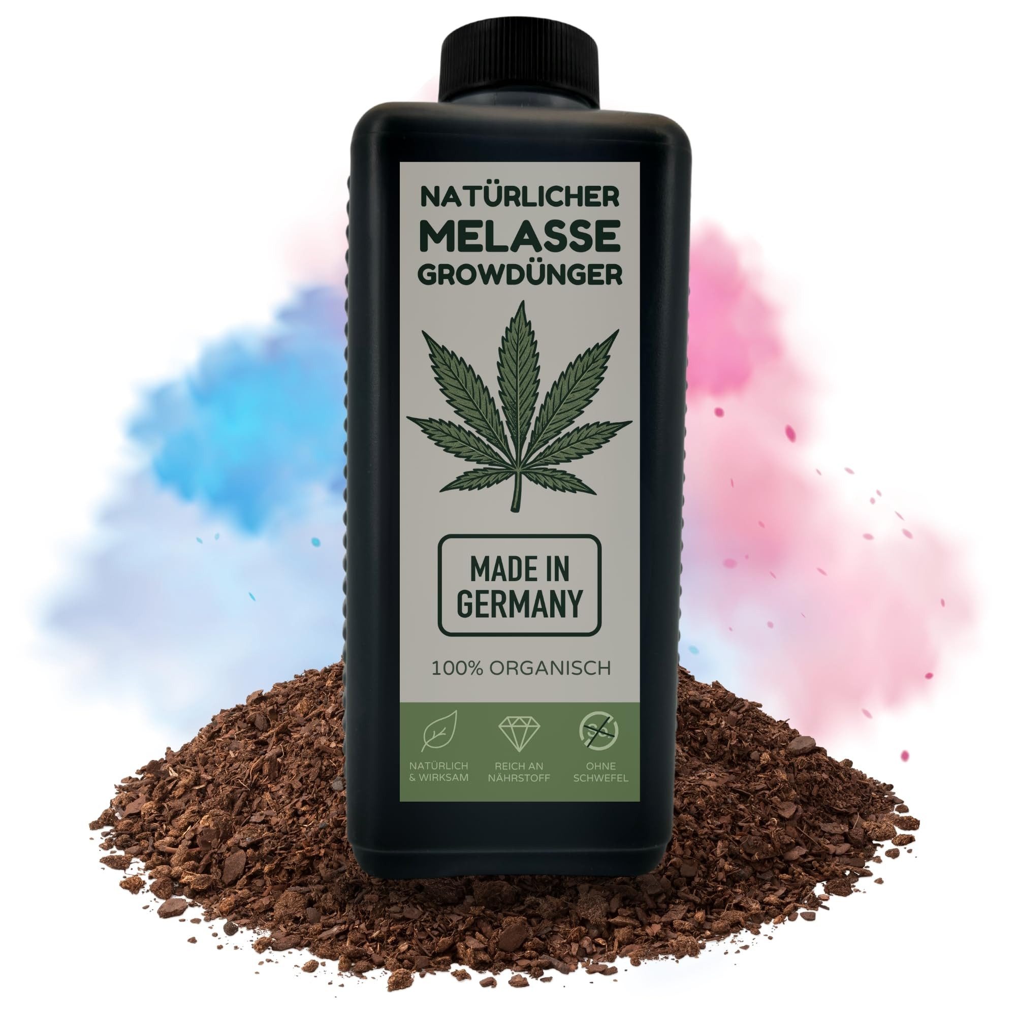 TronicXL Universaldünger 1L Melasse Grow Dünger Cannabis Made in Germany Düngemittel Blüten, Flüssigdünger, 1-St., Hanfdünger für Growbox & Outdoor