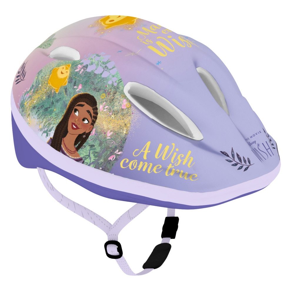 Seven Polska Kinderfahrradhelm Disney "WISH", verstellbar, 52-56cm, ab ca. 6 Jahre
