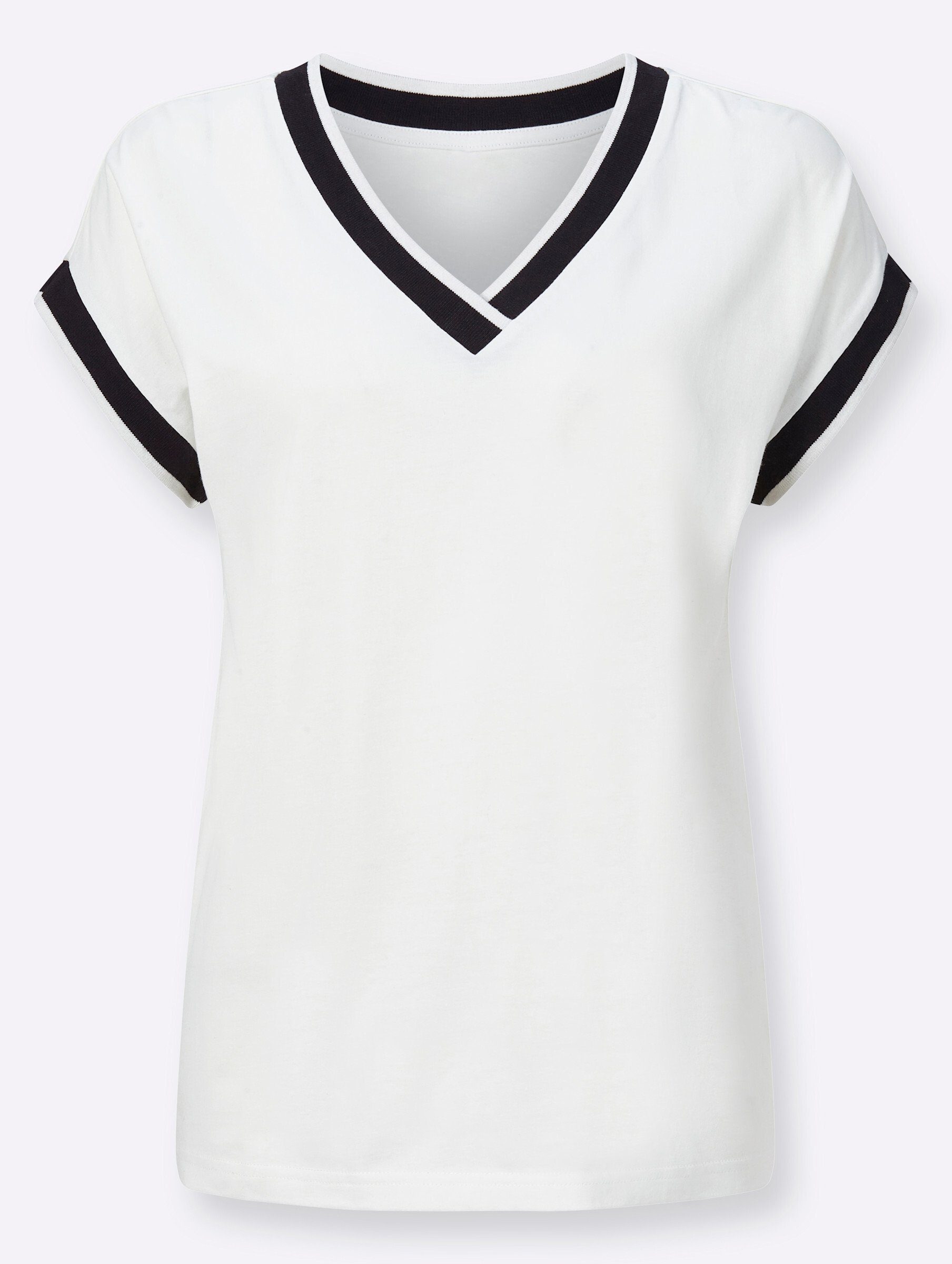 Sieh an! T-Shirt Kurzarm-Shirt Extra kurz