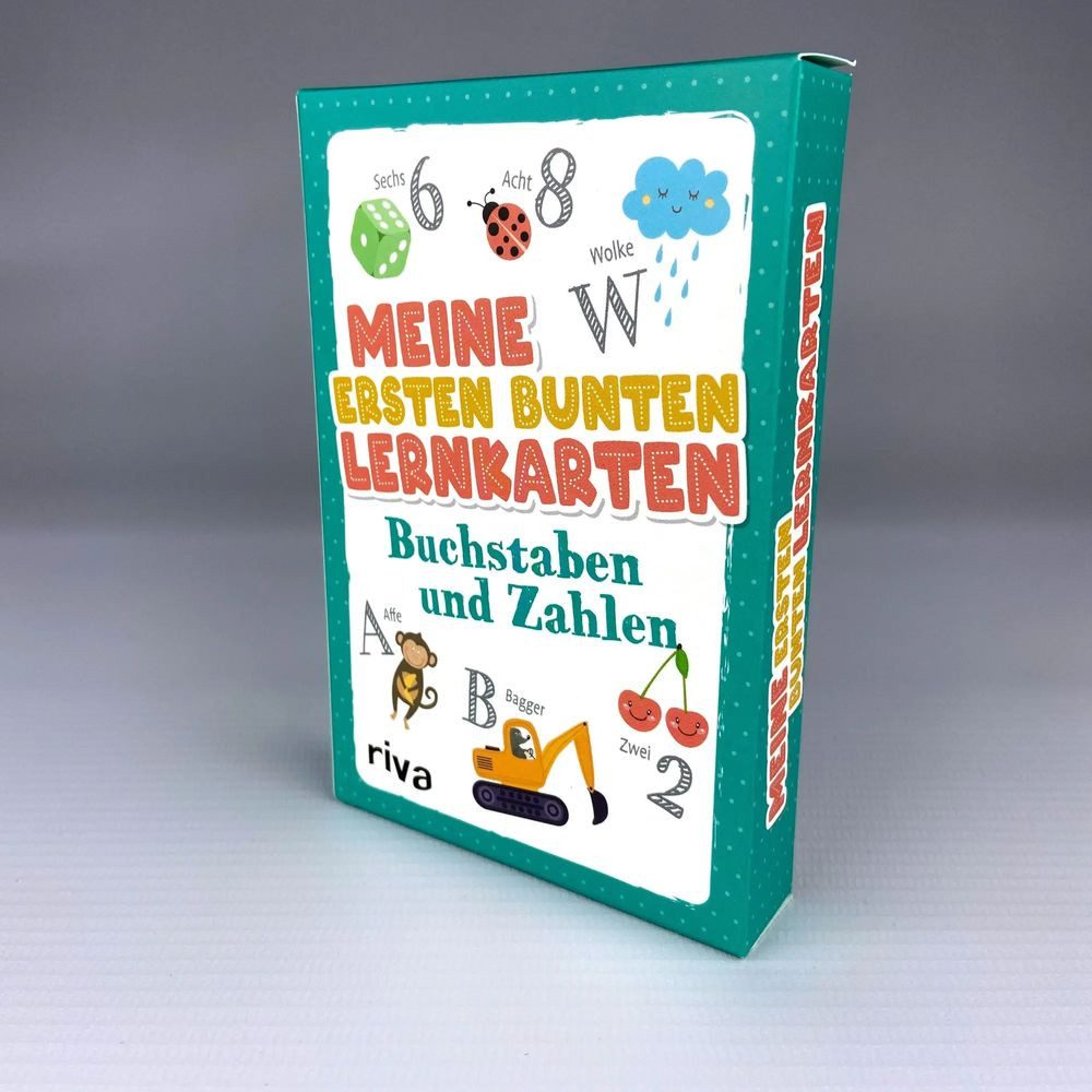 Riva Spiel Meine ersten bunten Lernkarten - Buchstaben und Zahlen – Bild 3 von 5