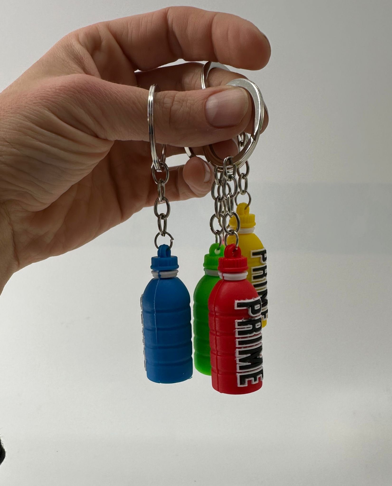 Schlüsselanhänger Herren Schlüsselanhänger Mini Flasche Haustierschlüsselanhänger Hund Fitness rot, Kinder Geschenk soma Frau Schlüsselanhänger