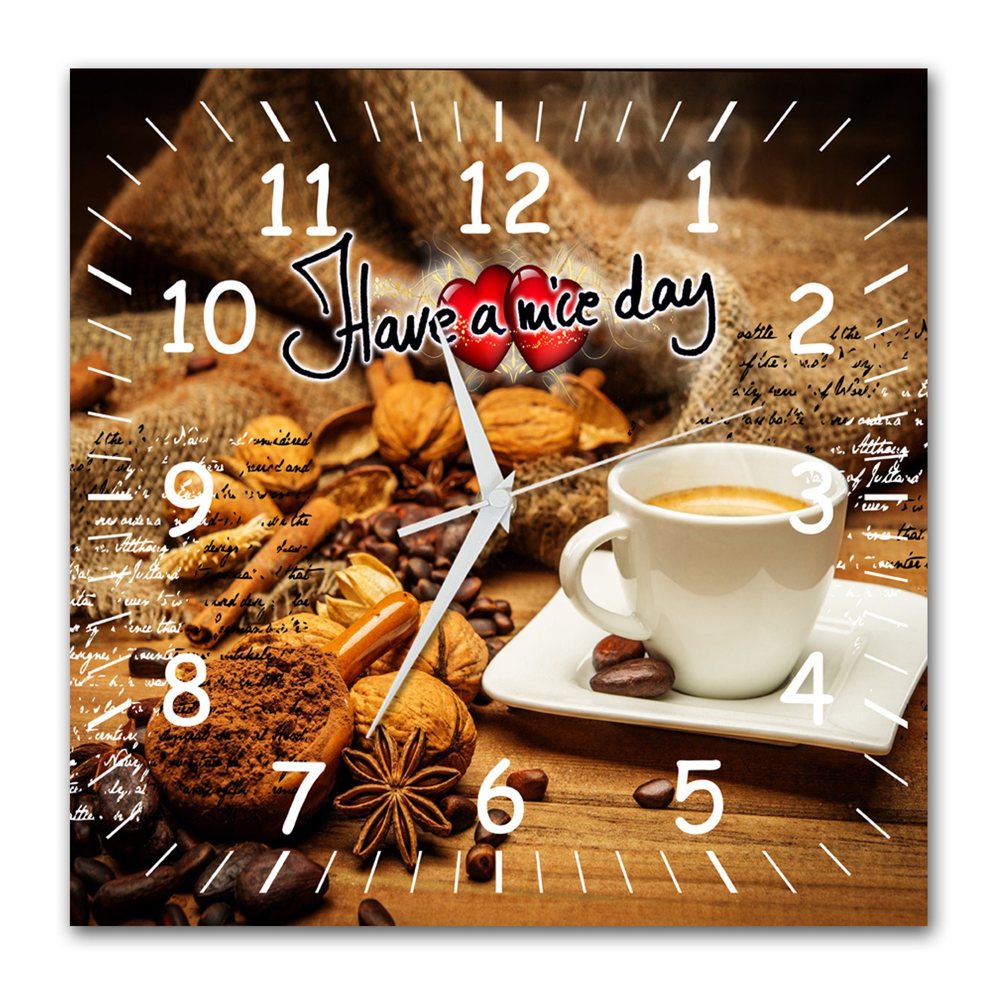 Bilder-Manufaktur Wanduhr BM-9294-1 (BM, Funkuhr oder Quarzuhr, kein Ticken günstig online kaufen