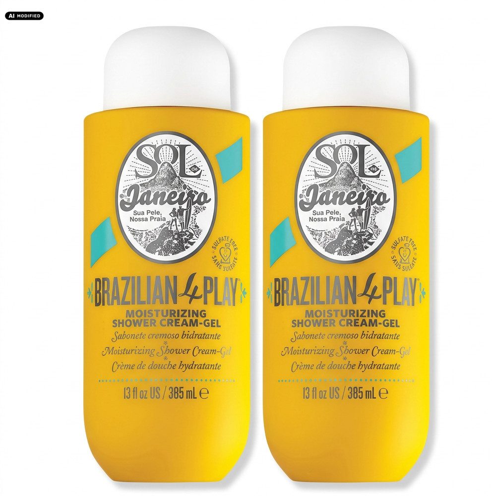 Sol de Janeiro Duschgel Sol de Janeiro Brazilian 4 Play Shower Cream-Gel 2er Set, Praktisches 2er Set für den Duschgel-Vorrat