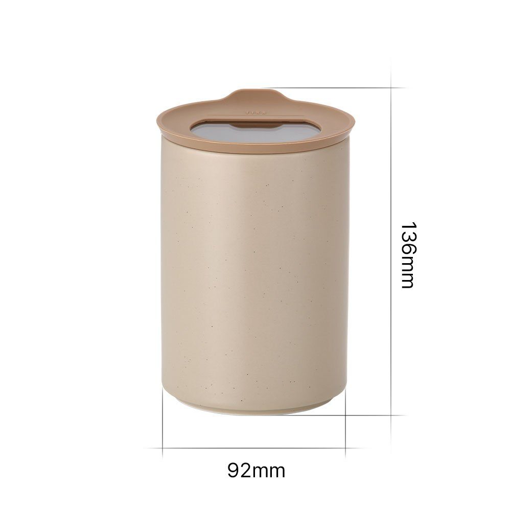 Silikon, Keramik, Vorratsdose Beige, Vorratsdose - Sand 650ml (1-tlg) One Keramik NEOFLAM® FIKA