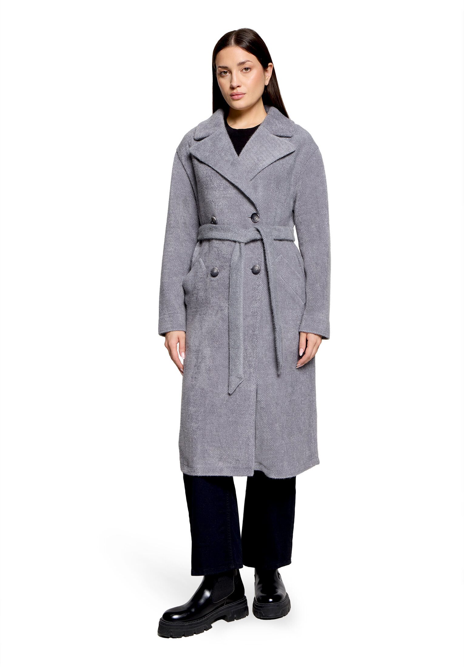 Betty Barclay Wintermantel Damen mit Gürtel