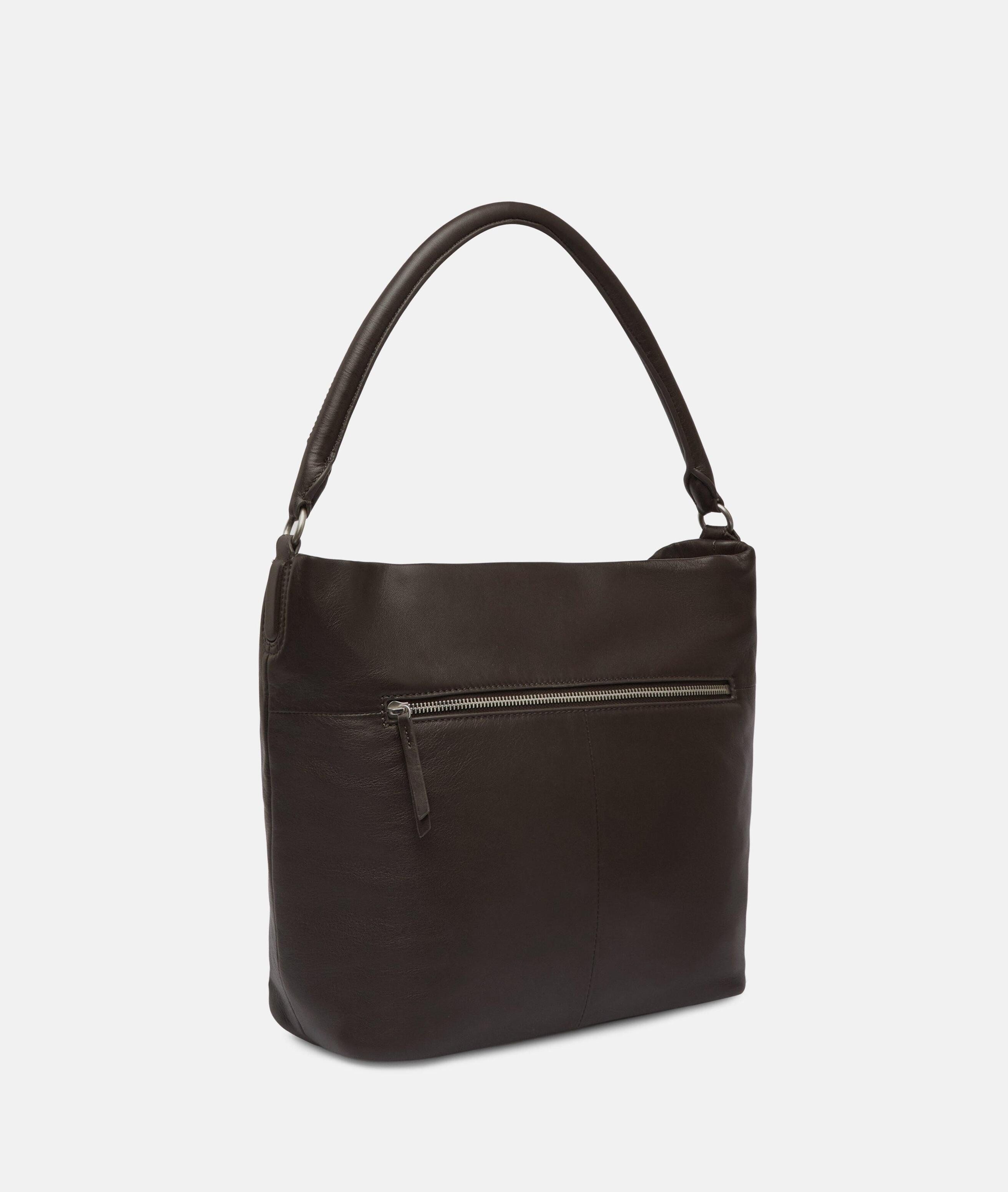 Liebeskind Berlin Schultertasche Ever Hobo M, Geräumige Handtasche aus Schafsleder