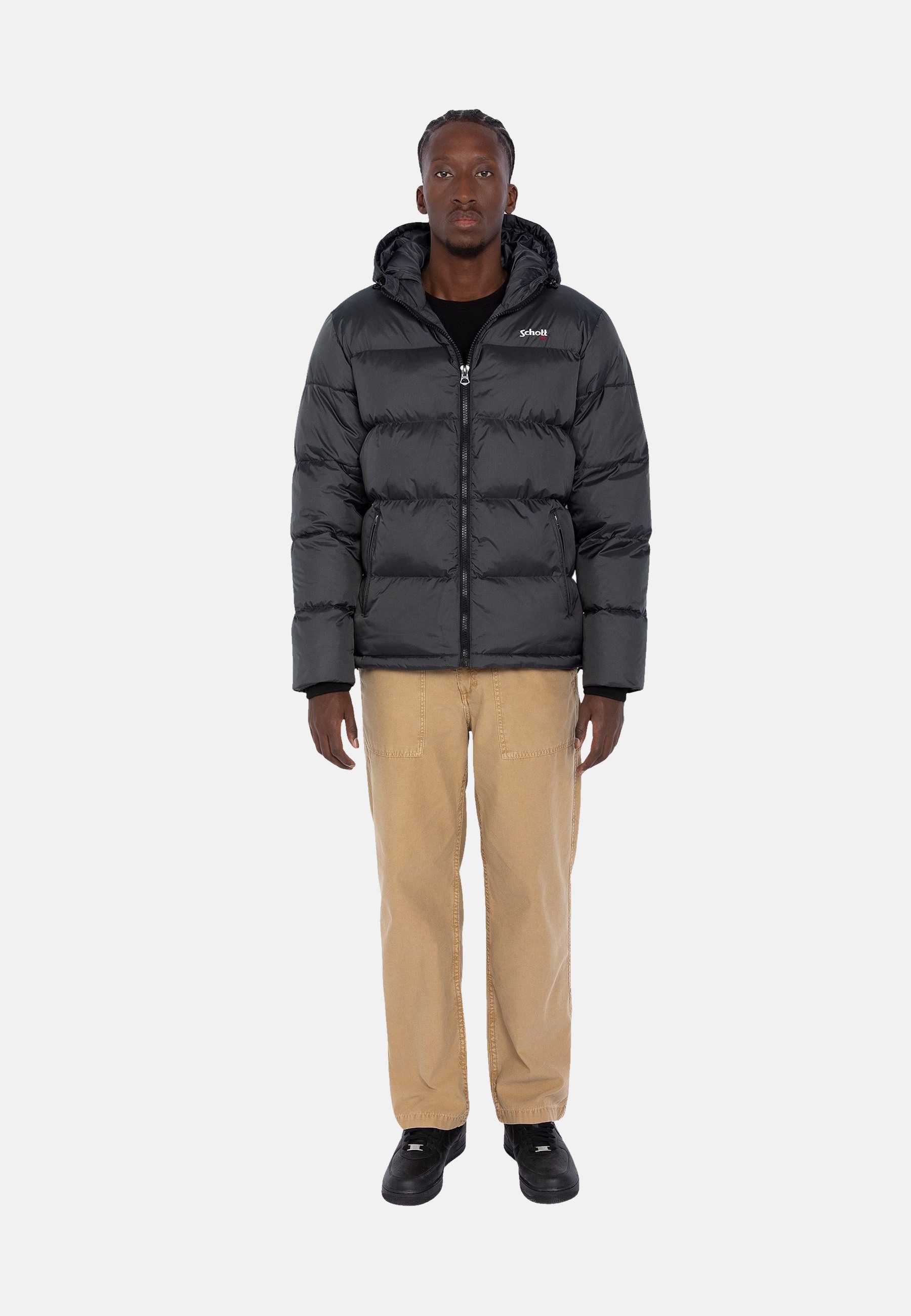 Schott NYC Steppjacke Jacke IDAHO2 Pufferjacke (1-St) günstig online kaufen