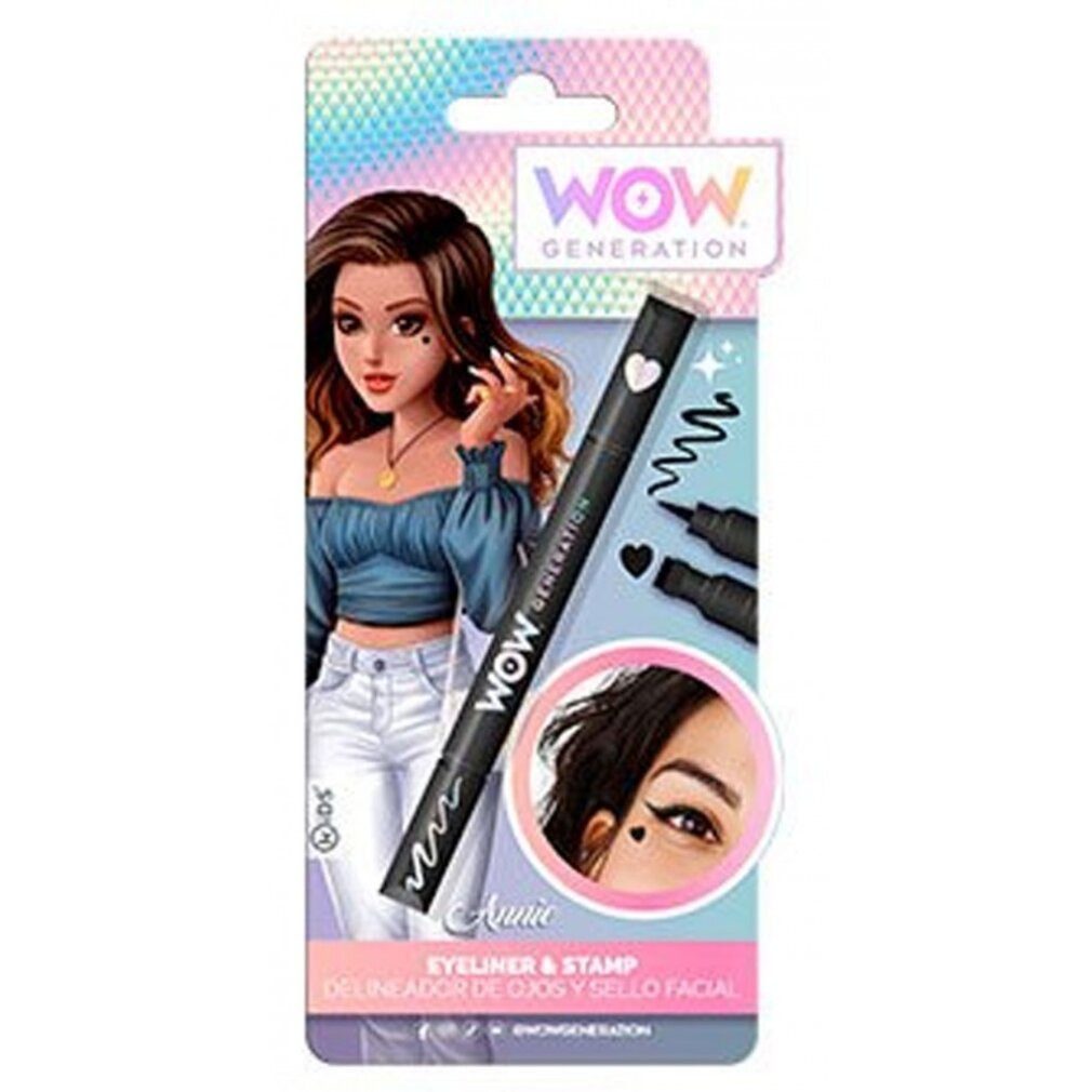 Kids Euroswan Theaterschminke WOW Generation schwarzer Eyeliner und Stempelset