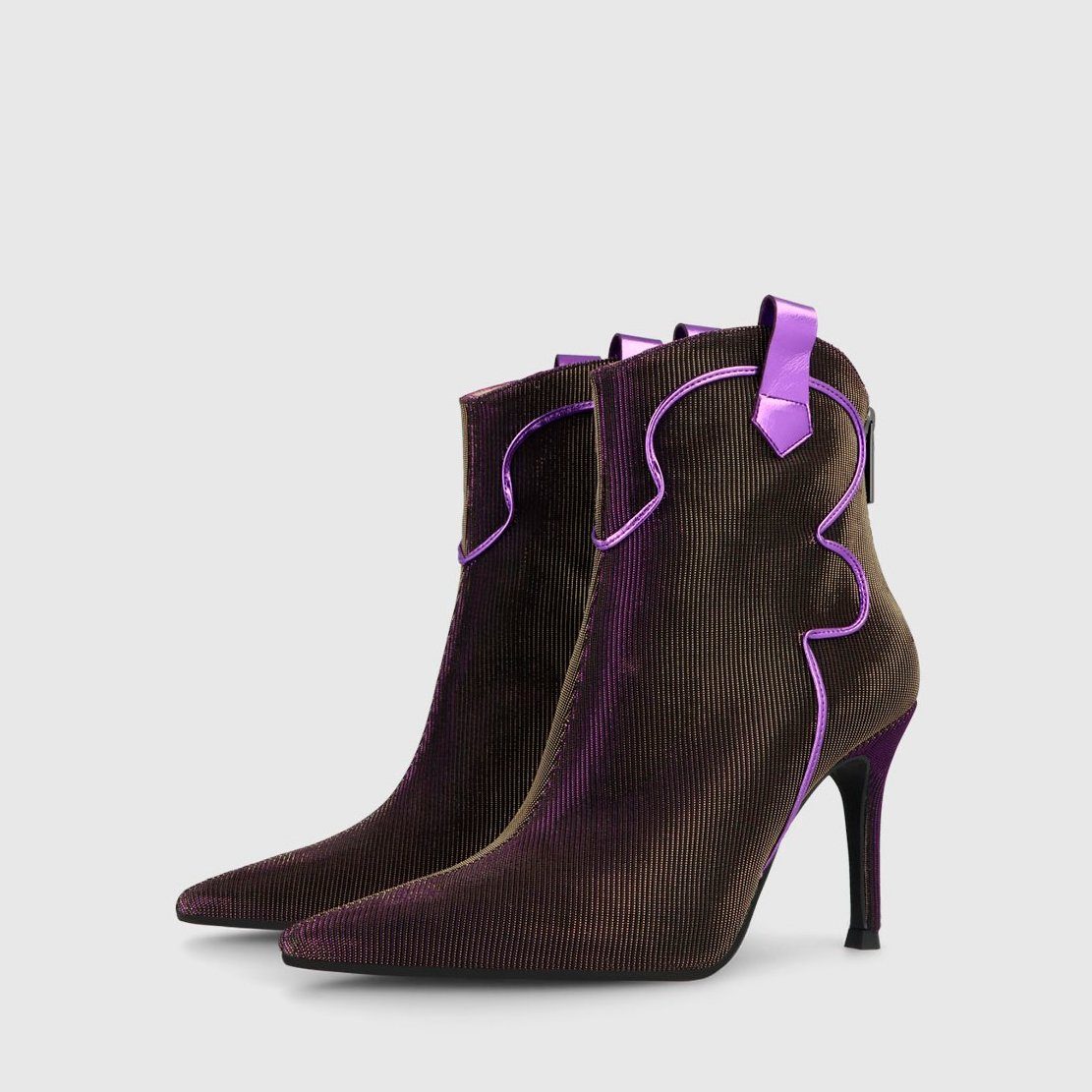 Lodi Secho Stiefelette im Metallic-Look