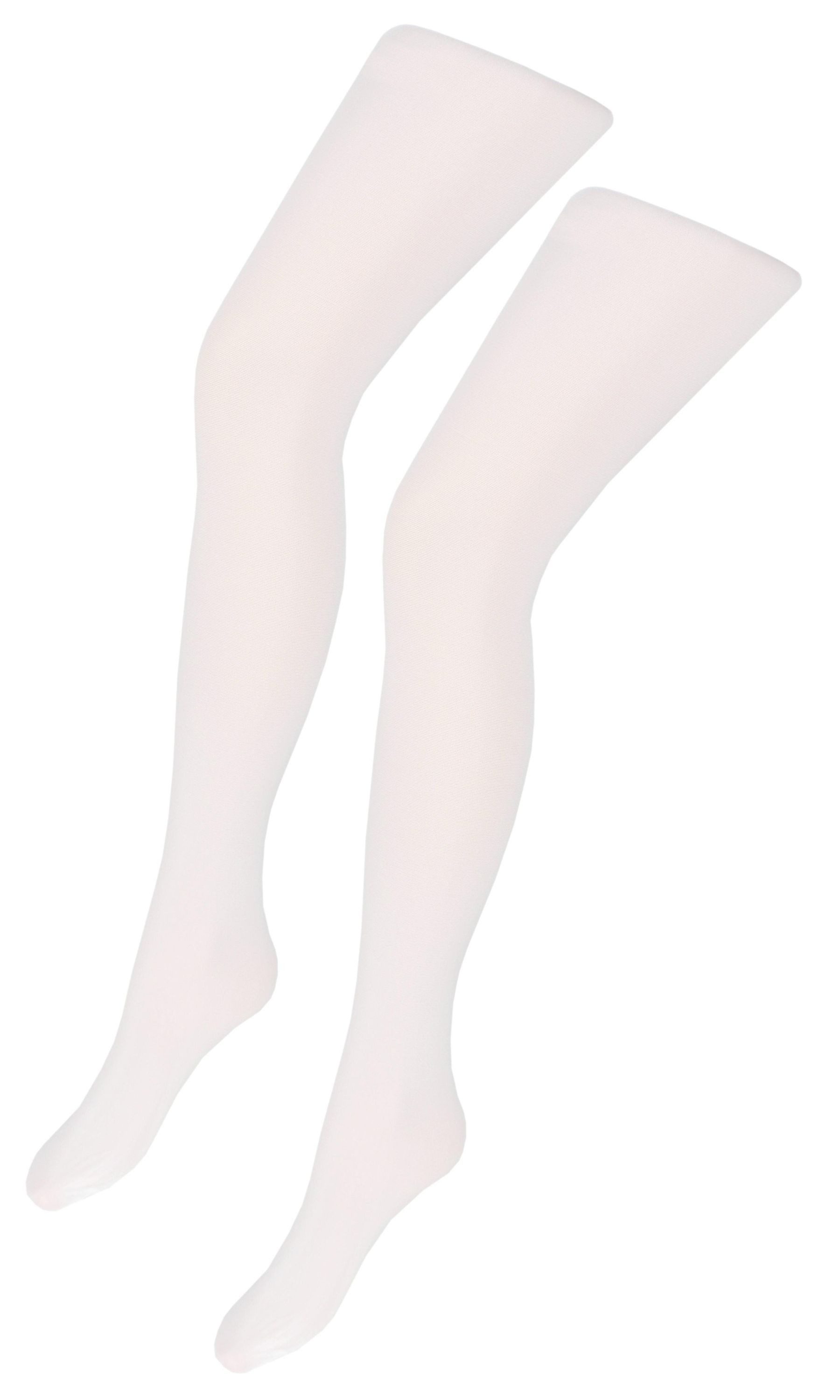 TupTam Strumpfhose Mädchen Feinstrumpfhose Microfaser 40 DEN 2er Pack