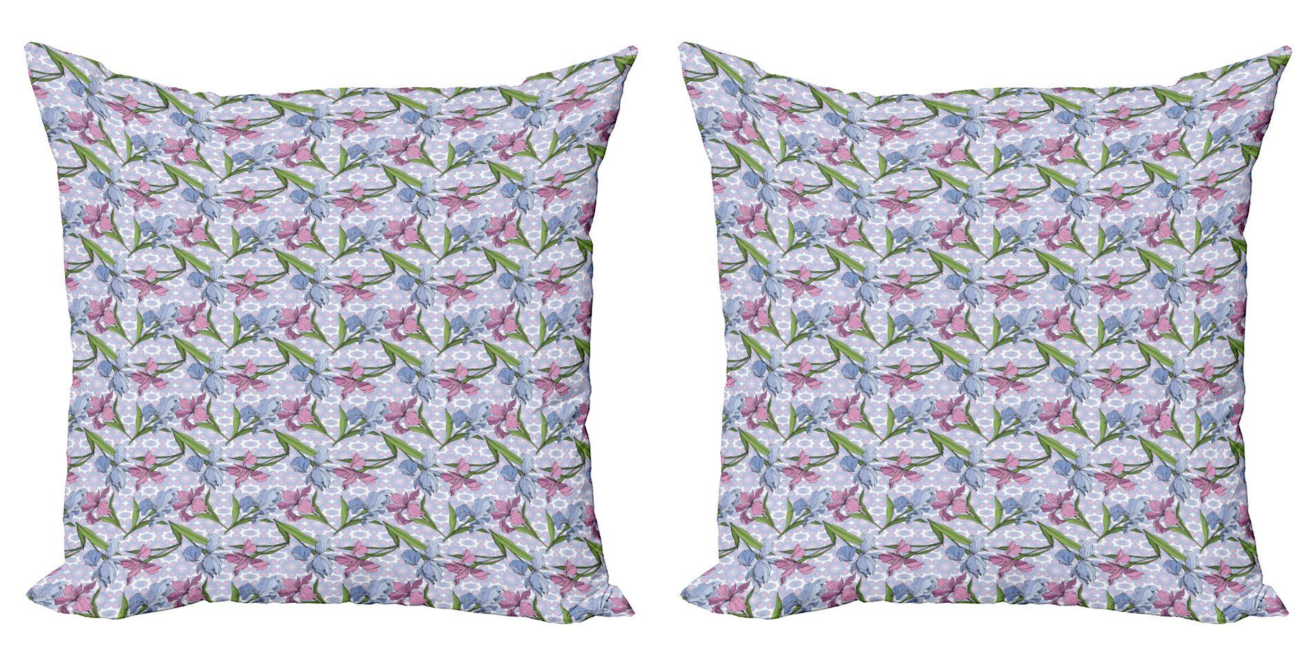 Kissenbezüge Modern Accent Doppelseitiger Digitaldruck, Abakuhaus (2 Stück), Garten-Kunst Aufwändige Botanical Flora
