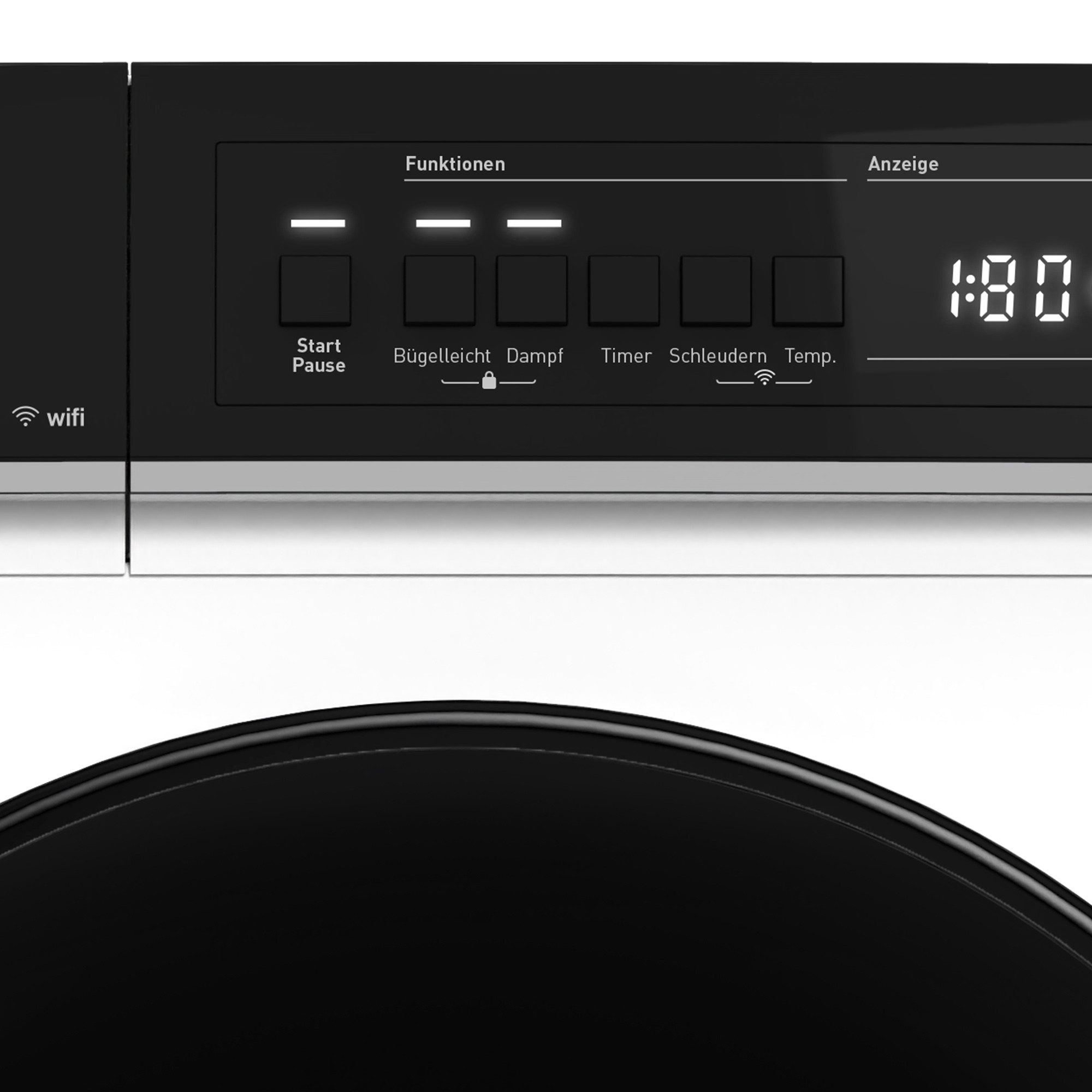 Sharp Waschmaschine ES-PRO814WA-DE, 8 kg, 1400 U/min, EcoLogic