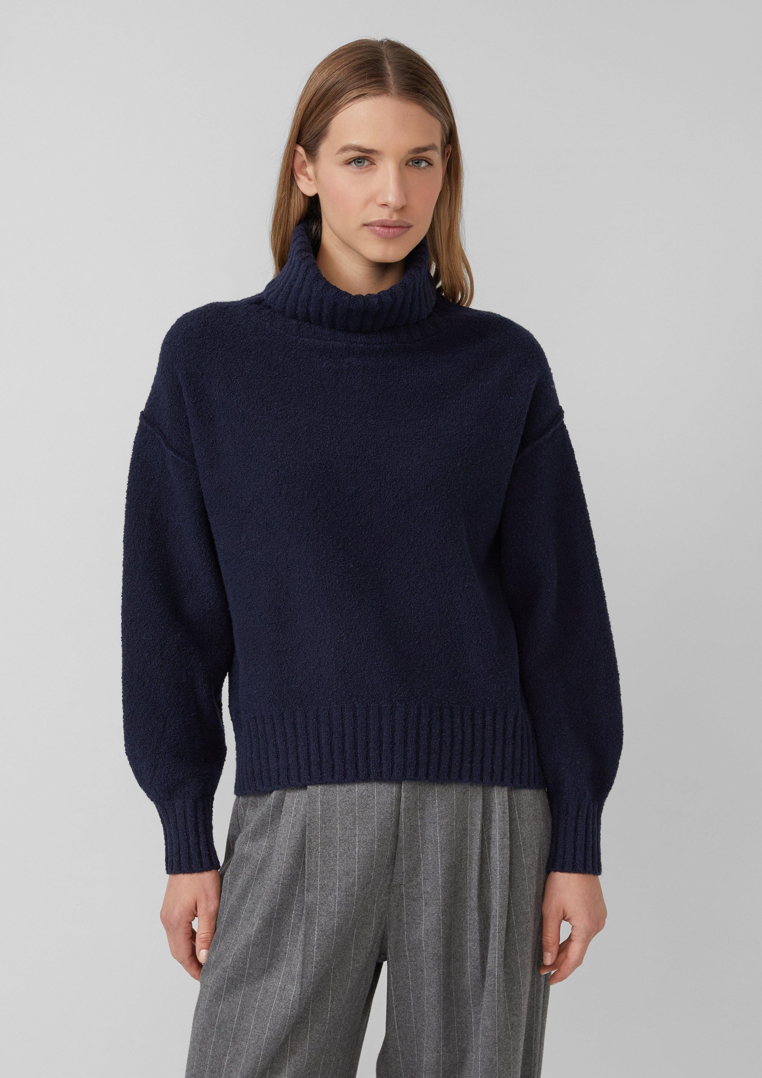 s.Oliver Strickpullover Kuscheliger Strickpullover mit breitem günstig online kaufen