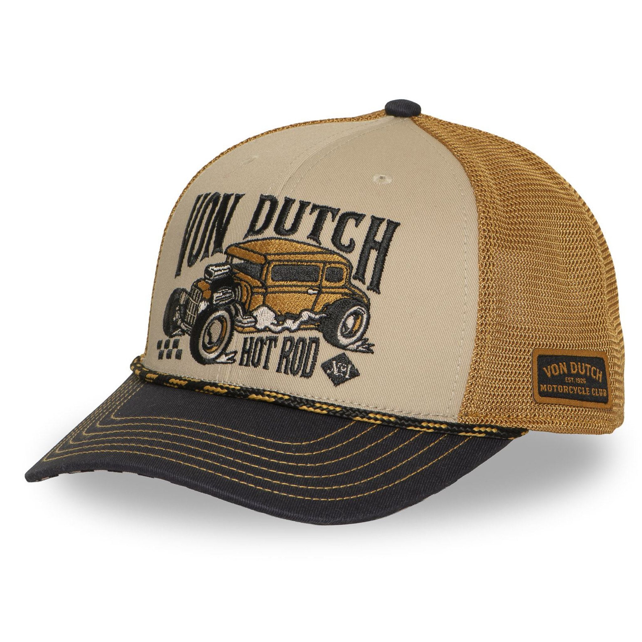 Von Dutch Trucker Cap Von Dutch Originals Trucker Cap - SEMI-CURVED (Basecap, Basecap, Meshcap, Trucker Kappe)