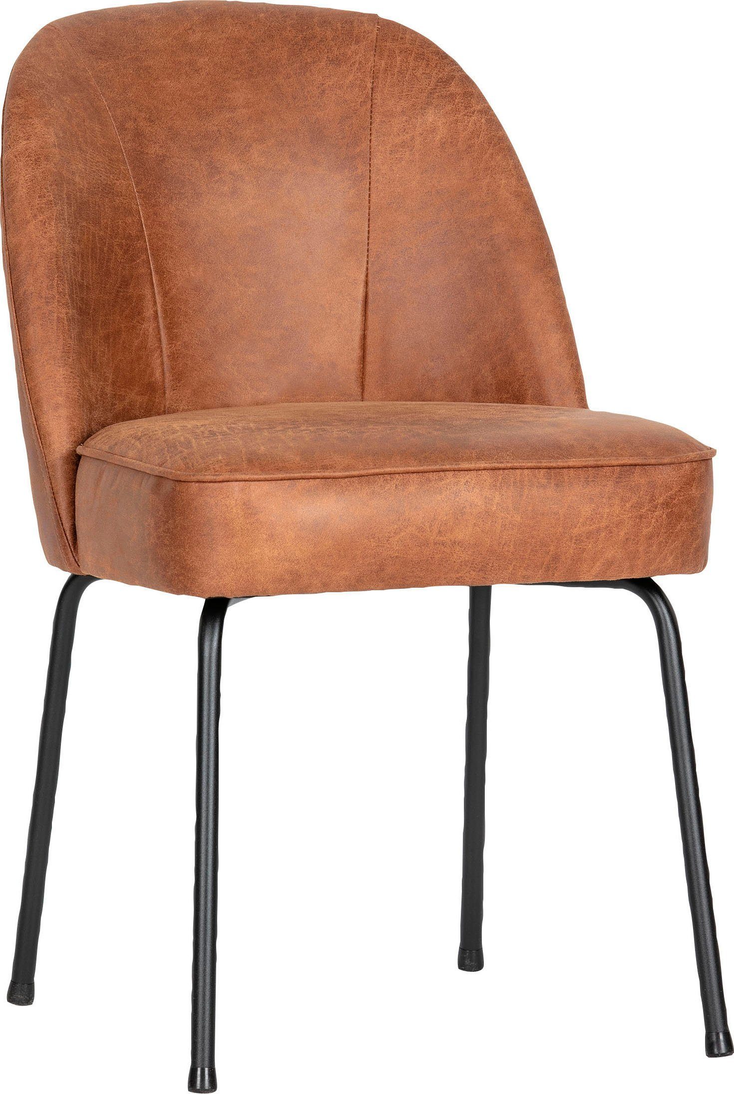 WOOOD Esszimmerstuhl Stockholm (Set, 2 St), Polsterstuhl, 4-Fuß-Metallgestell, Breite 50 cm