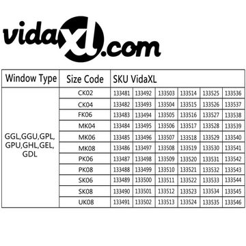 Rollo Verdunkelungsrollo Grau SK06, vidaXL