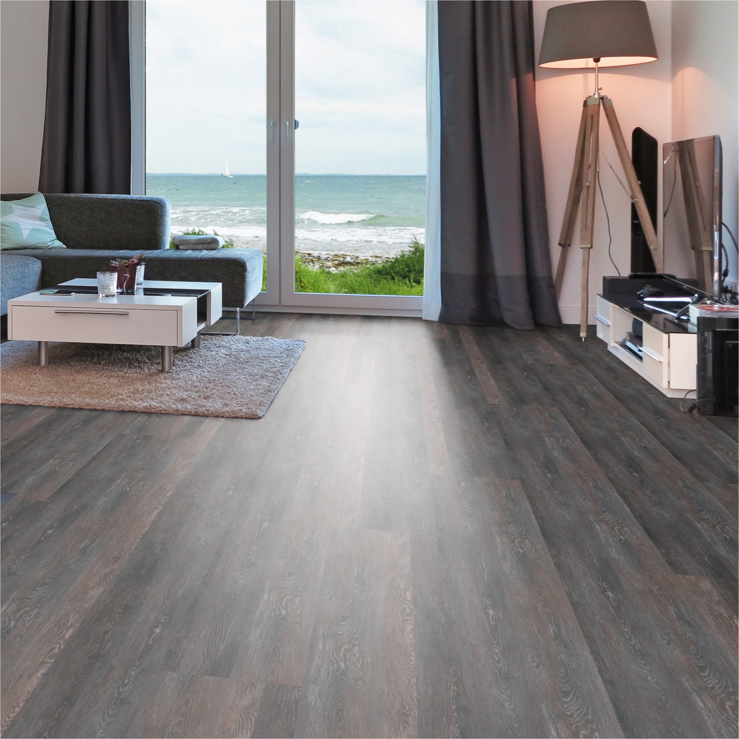 SLY Designboden Premium-Klick-Vinylboden inkl. Tritschalldämmung, Packung mit 1,81 m², Versandkostenfreie Lieferung, Inkl. Trittschalldämmung, Wasserfest, mit Klicksystem