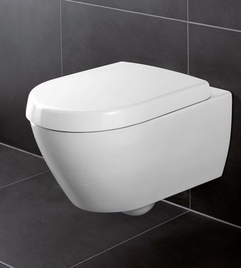 Villeroy & Boch Tiefspül-WC »Subway 2.0«, wandhängend, Abgang waagerecht, ohne CeramicPlus Beschichtung, weiß