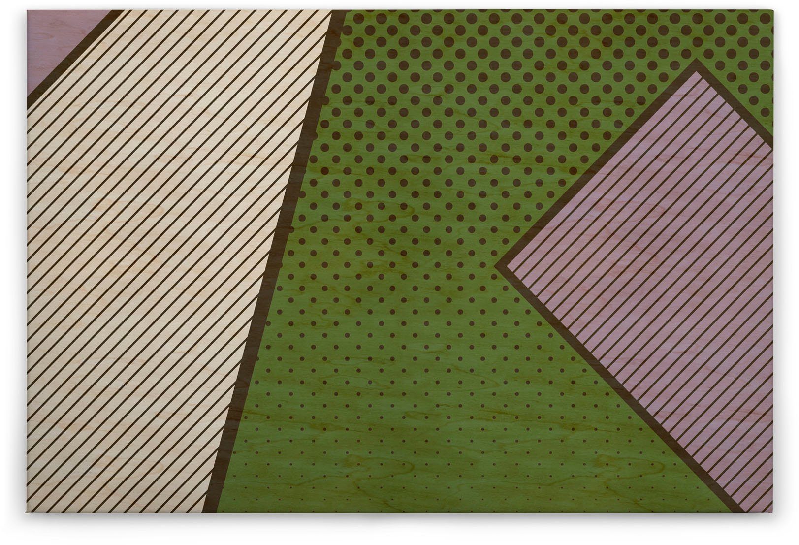 pattern Création Leinwandbild Geometrisch play Grafisch Bild Keilrahmen A.S. 3, Modern St), (1