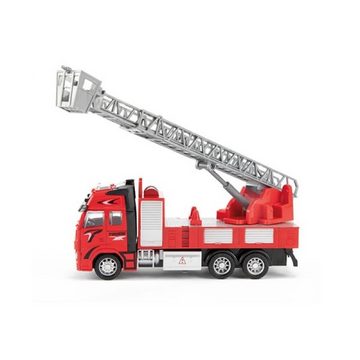Toi-Toys Spielzeug-Krankenwagen Feuerwehrauto aus Metal ausziehbare Leiter Maßstab 1:38