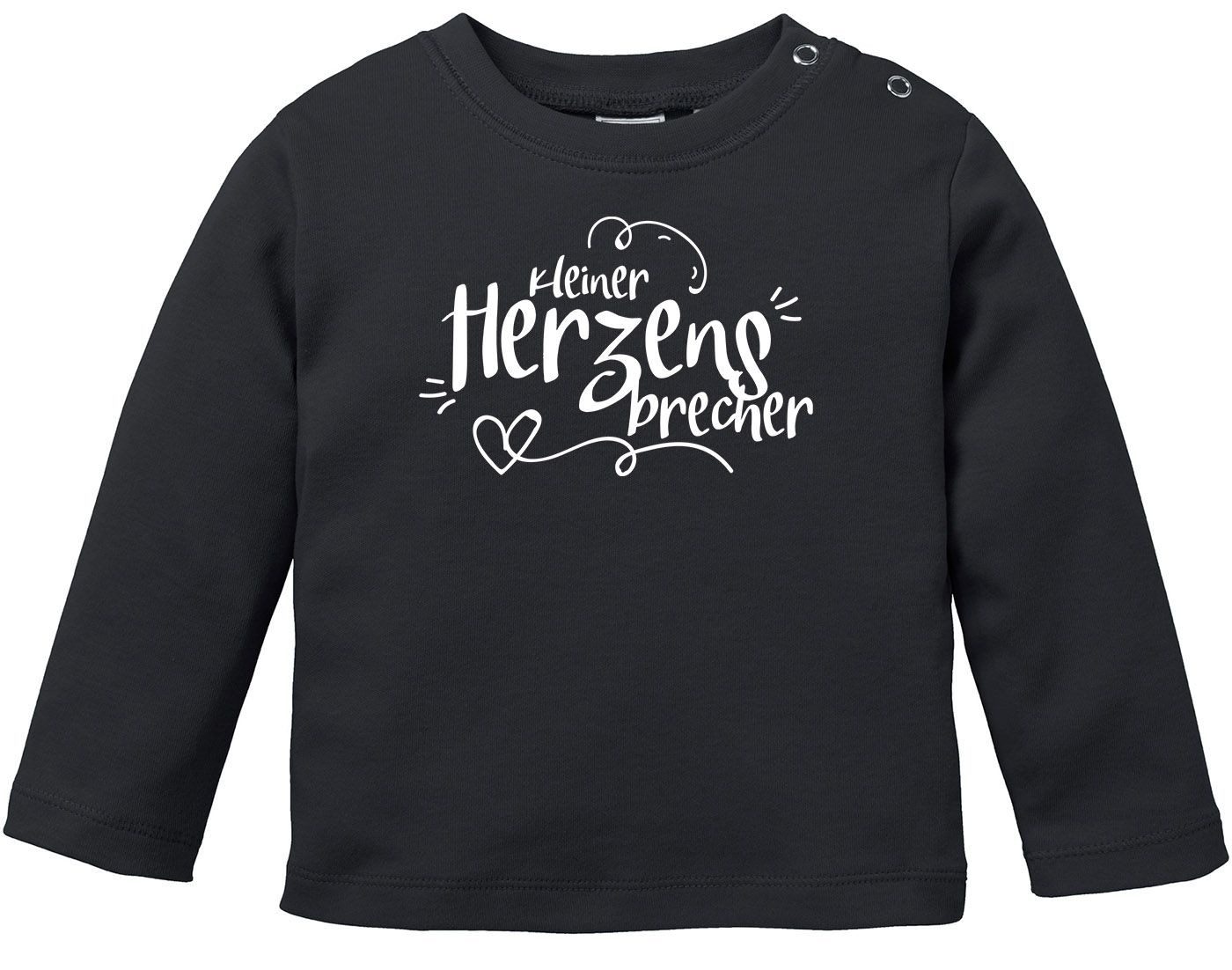 Body Baby Langarmshirt Babyshirt kleiner Herzensbrecher Jungen Shirt