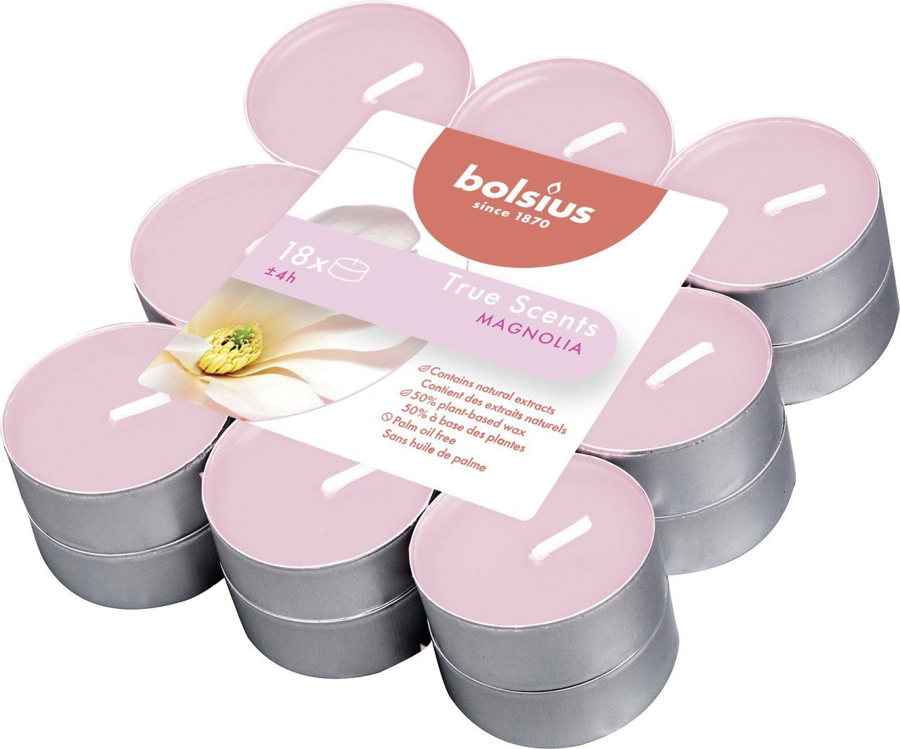 Bolsius Teelicht Bolsius Duftteelichter Magnolie, Höhe günstig online kaufen