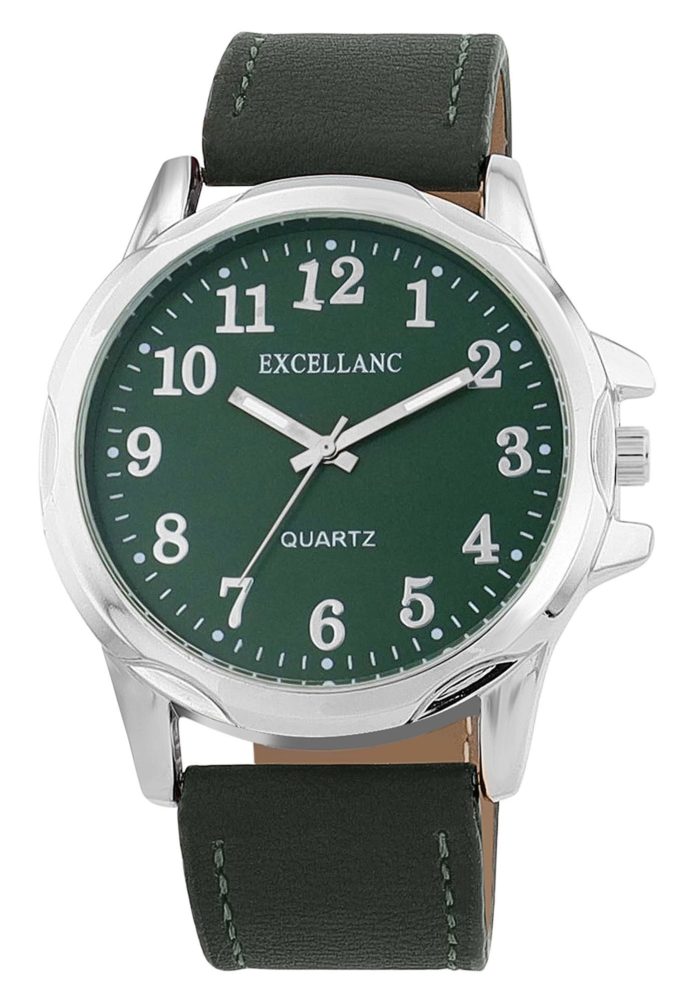 Excellanc Quarzuhr 2900248 Lederimitat, D: 47 günstig online kaufen