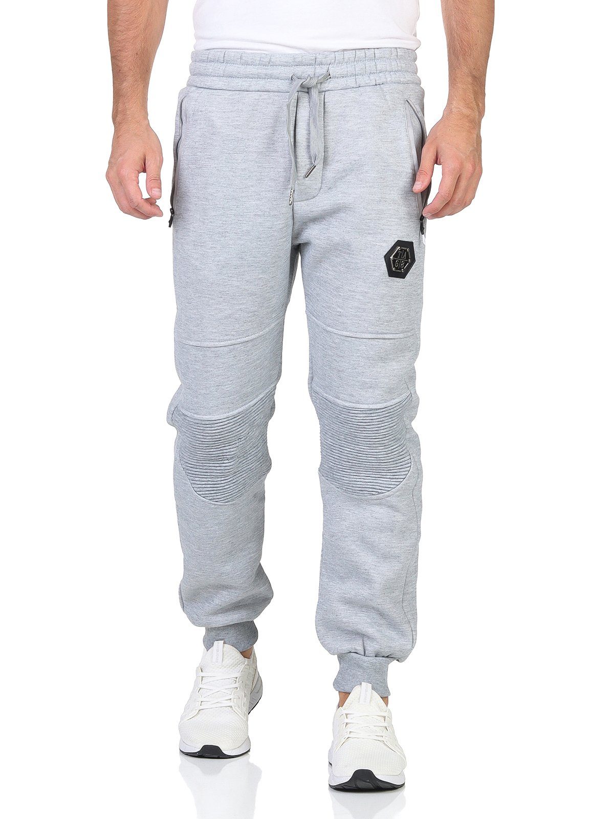 Winter Wärmendes OriginalYou Sweathose Hellgrau gefüttert Herren Jogginghose mit Jogginghose warme Schnürung Seitentaschen Reißverschluss Innenfleece,