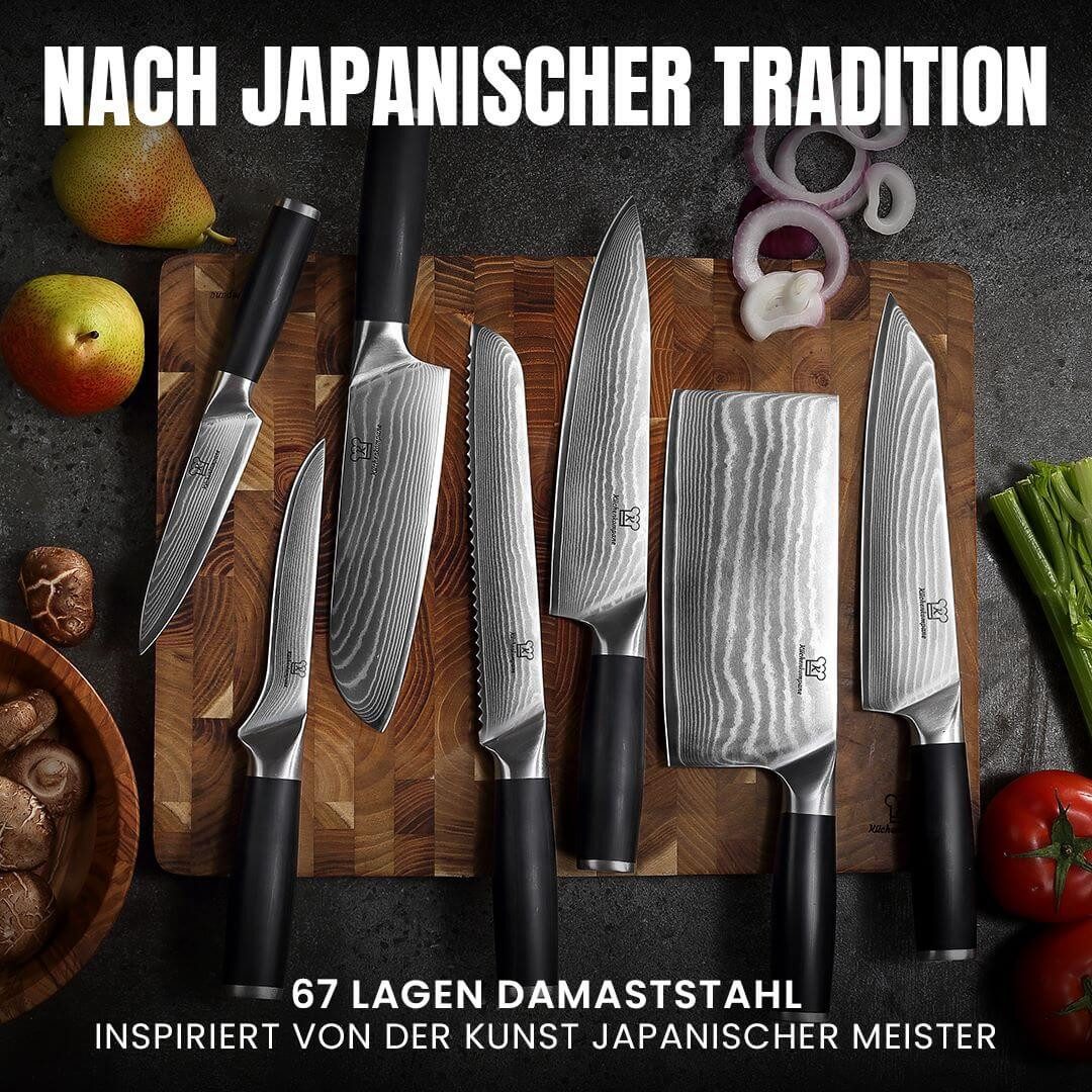 Küchenkompane Ausbeinmesser Küchenkompane OKAMI Ausbeinmesser – 67 Lagen Damast – 14 cm
