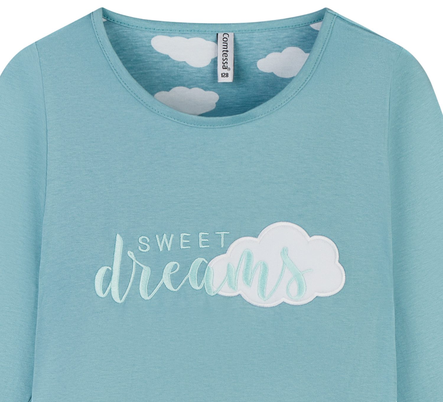 comtessa Schlafanzug Iceberg Buddies (Set, 2-teilig) Mädchen Pyjama lang Langarm Baumwolle Winter – Bild 2 von 3