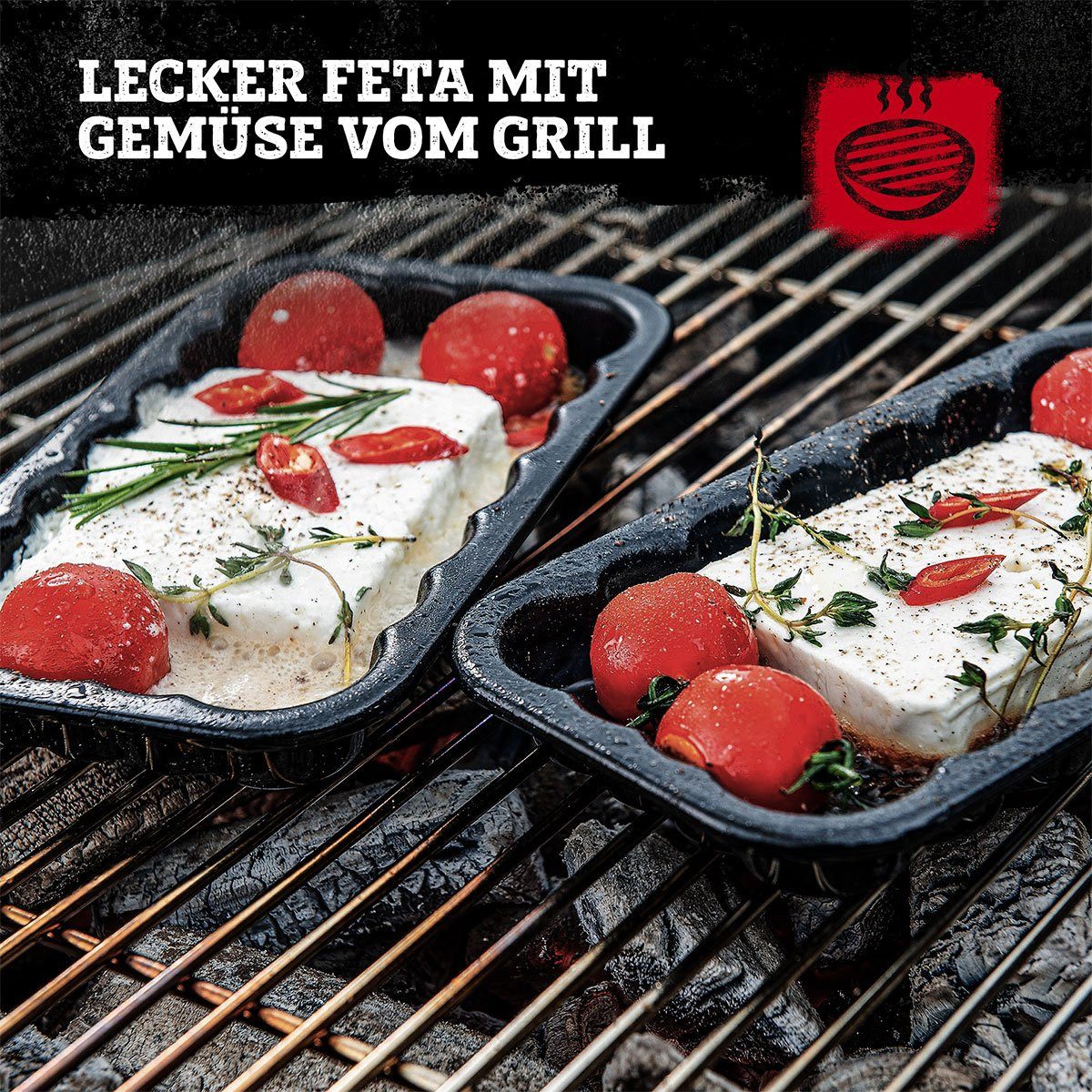 FMprofessional Grillschale Grillschale Emaille