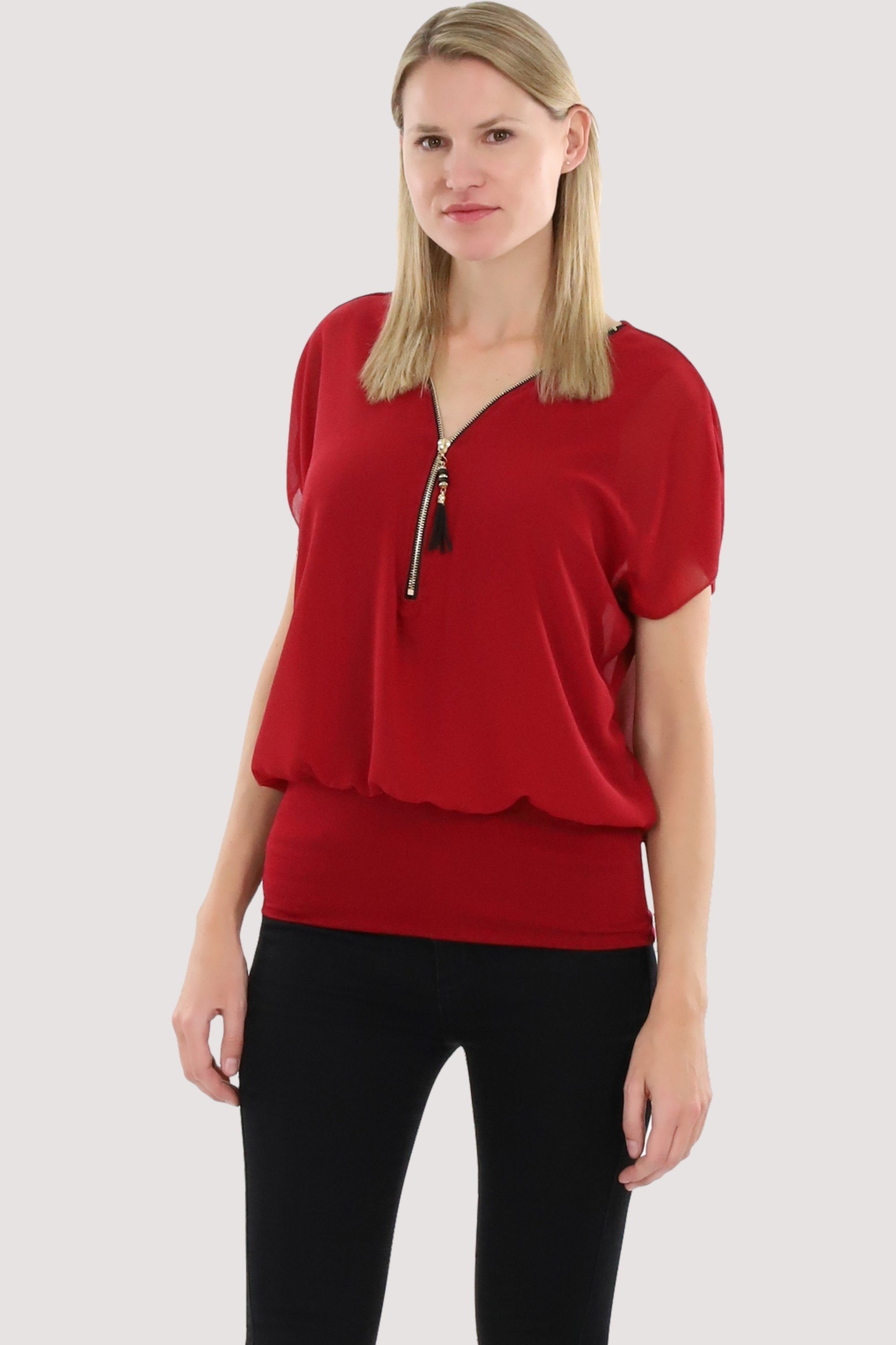 Chiffonbluse 6298