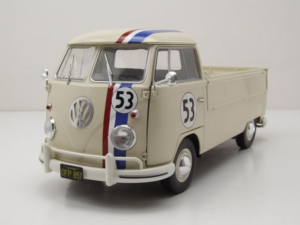 Solido Modellauto VW T1 Pritsche #53 beige Modellauto 1:18 Solido, Maßstab 1:18