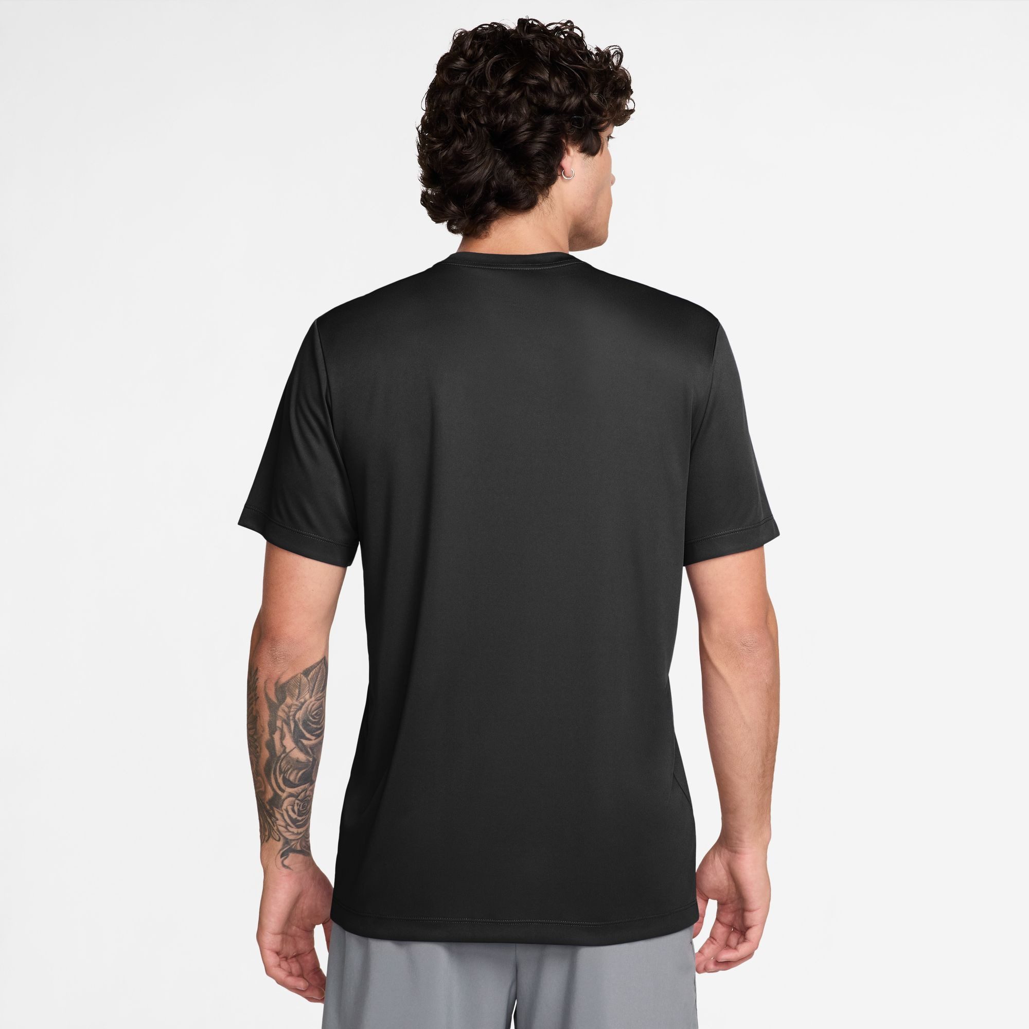 Nike T-Shirt M NK DF TEE STD FLEX mit Kapuze, aus angerauter Sweatware, in normaler Länge