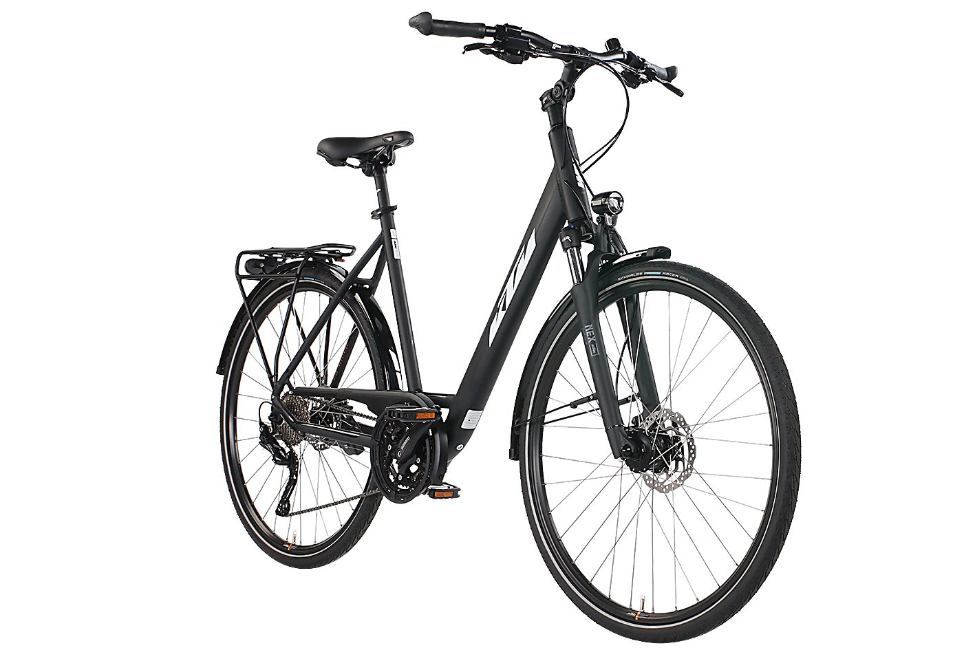 KTM Trekkingrad KTM Veneto Disc 30 Damen schwarz 2024, 30 Gang Shimano Deore T6000-10 SGS shadow, Kettenschaltung