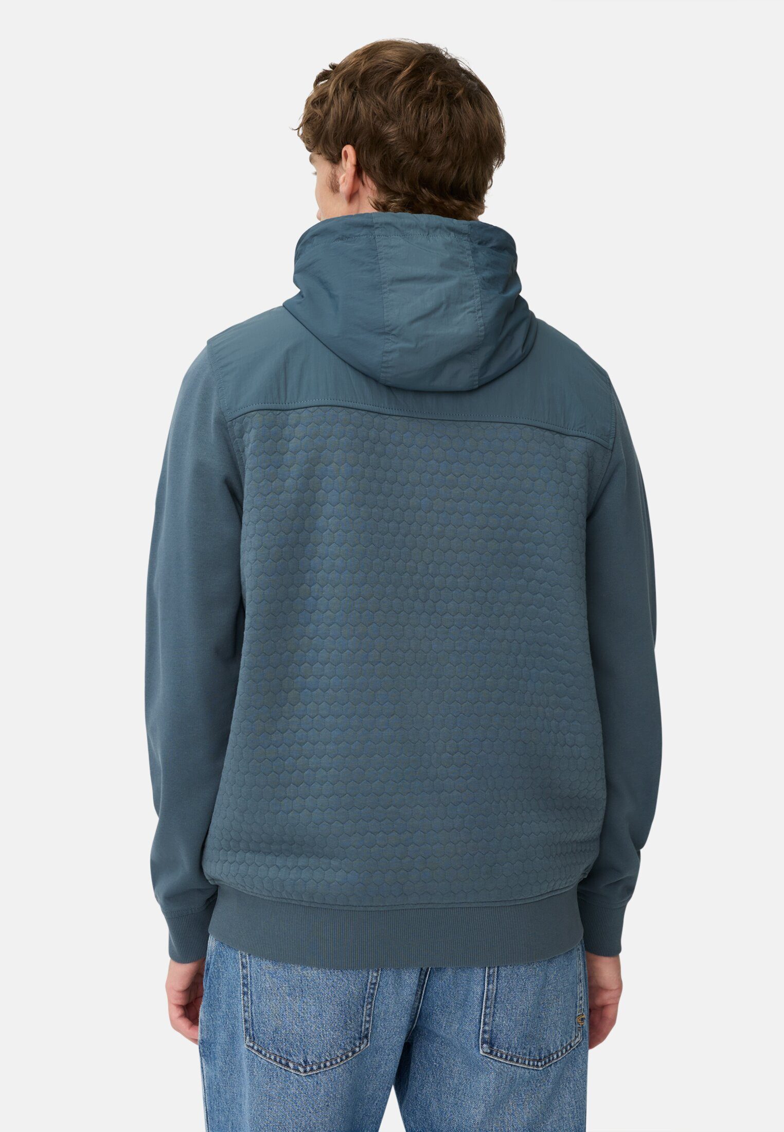 camel active Sweatjacke mit Kapuze Langarm